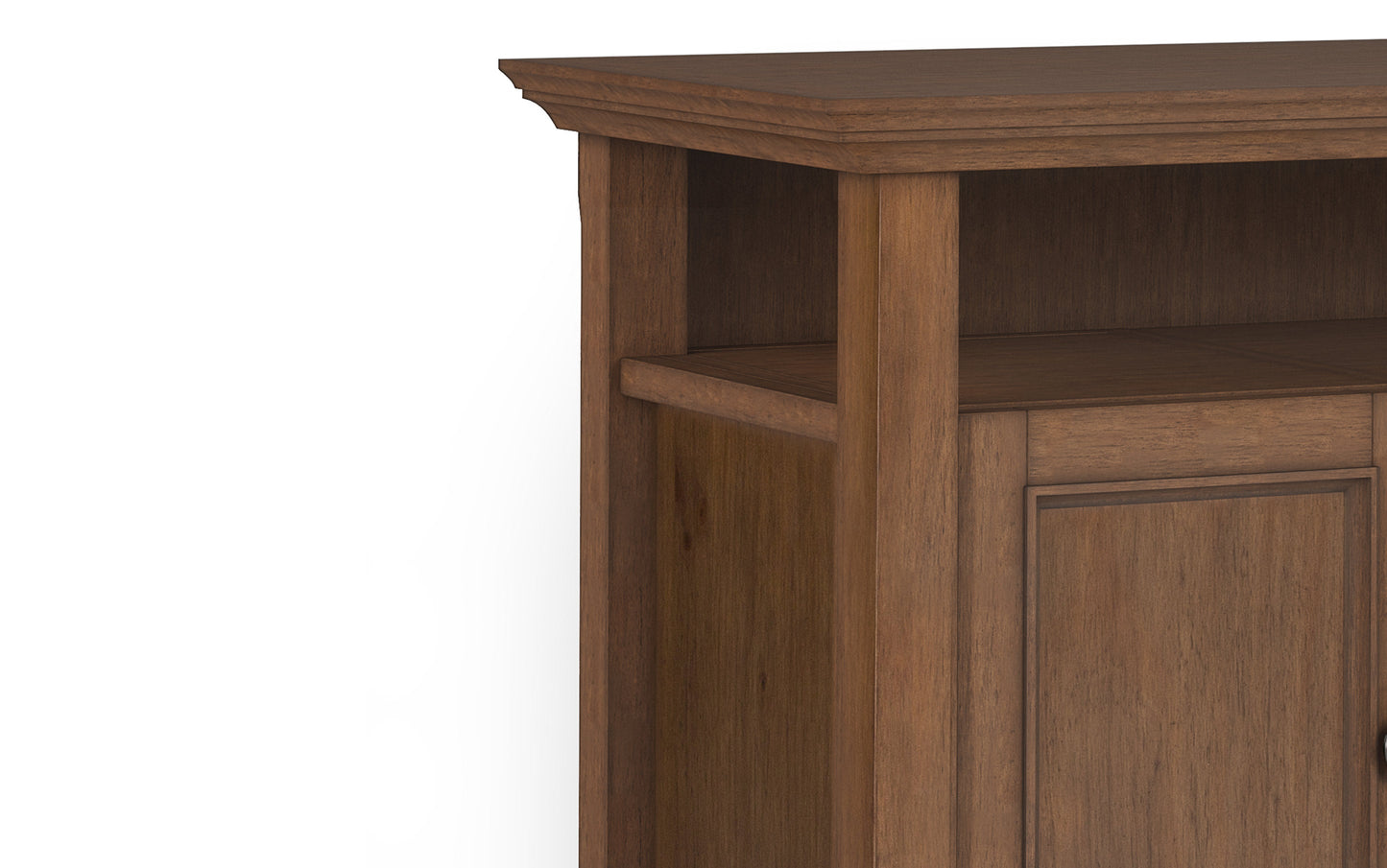 Rustic Natural Aged Brown | Amherst TV Media Stand