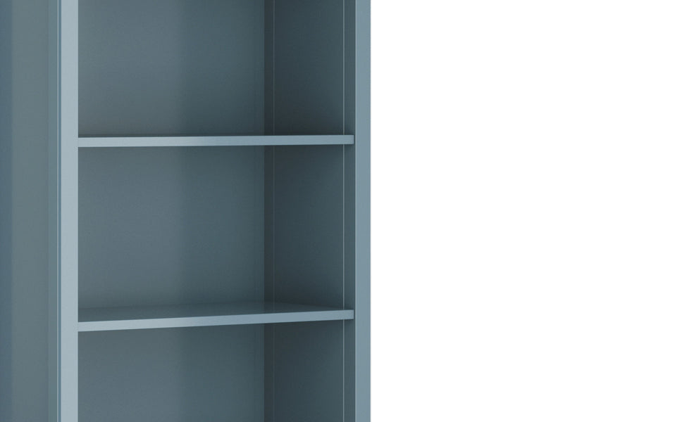 French Blue | Amherst 5 Shelf Bookcase