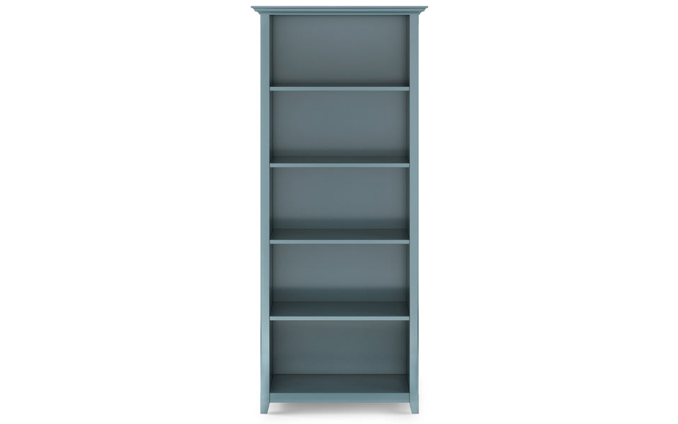 French Blue | Amherst 5 Shelf Bookcase