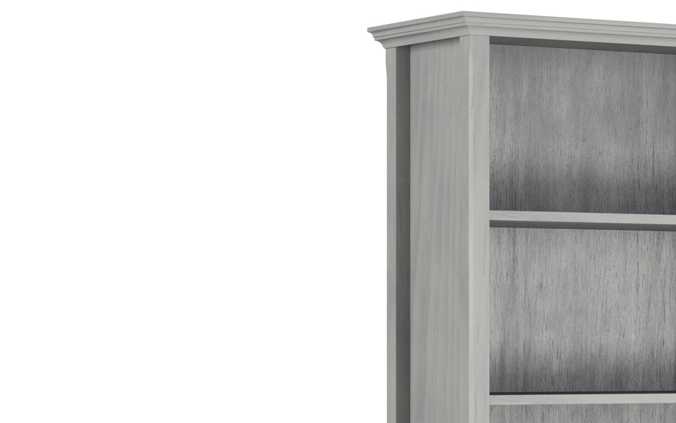 Fog Grey | Amherst 5 Shelf Bookcase