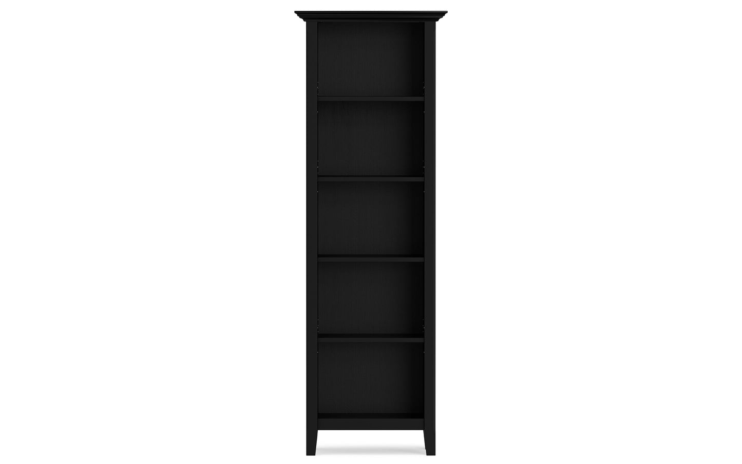 Black | Amherst 24 inch 5 Shelf Bookcase