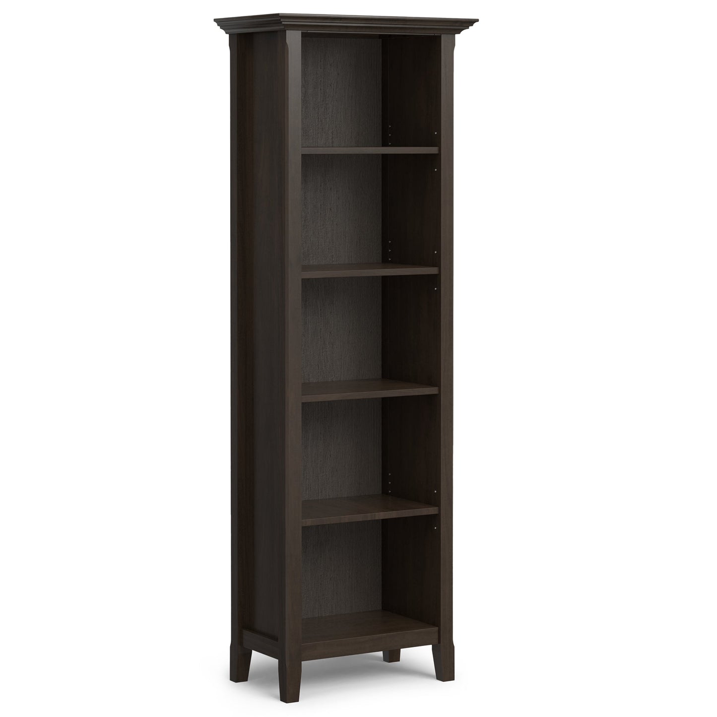 Hickory Brown | Amherst 24 inch 5 Shelf Bookcase