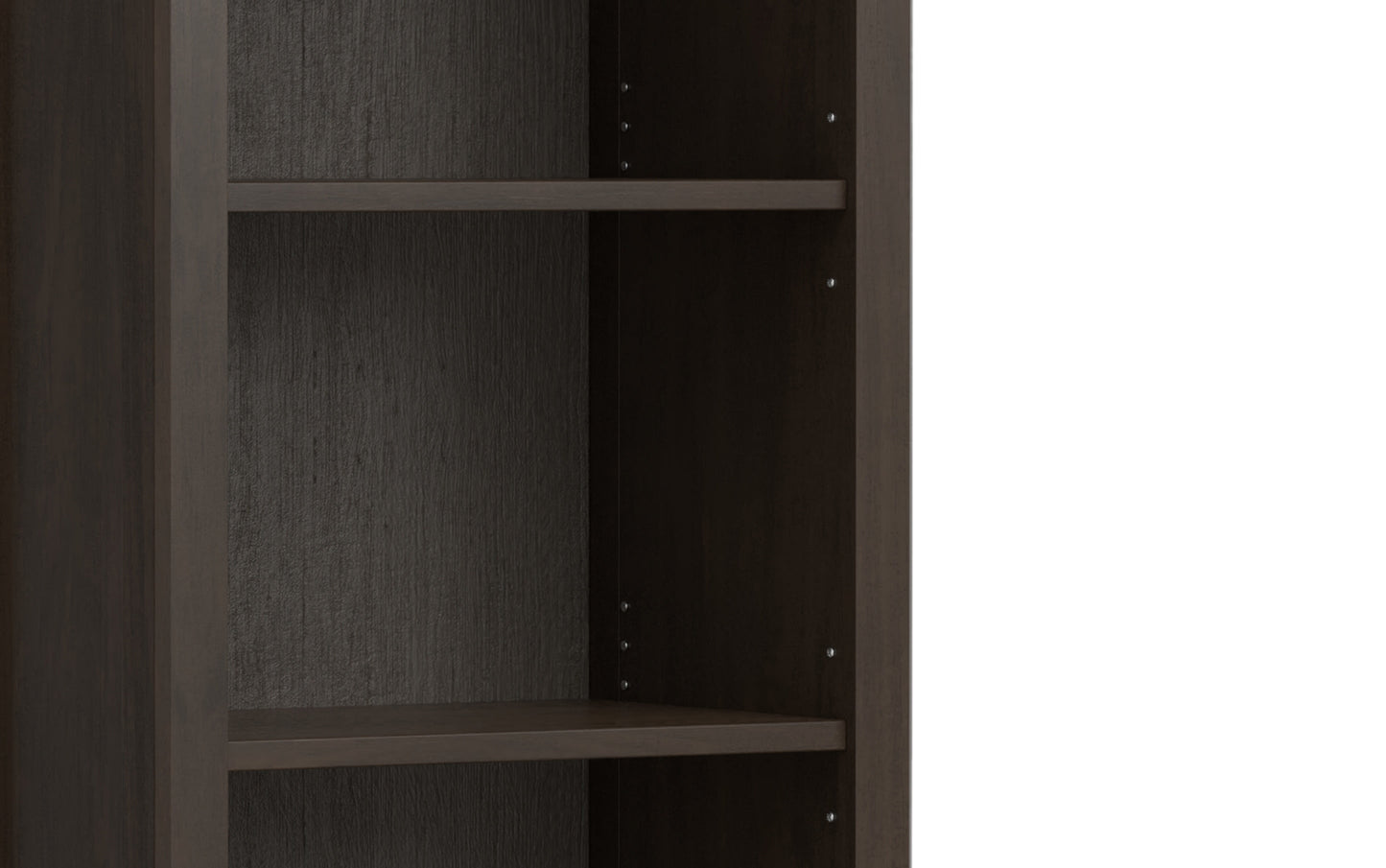 Hickory Brown | Amherst 24 inch 5 Shelf Bookcase