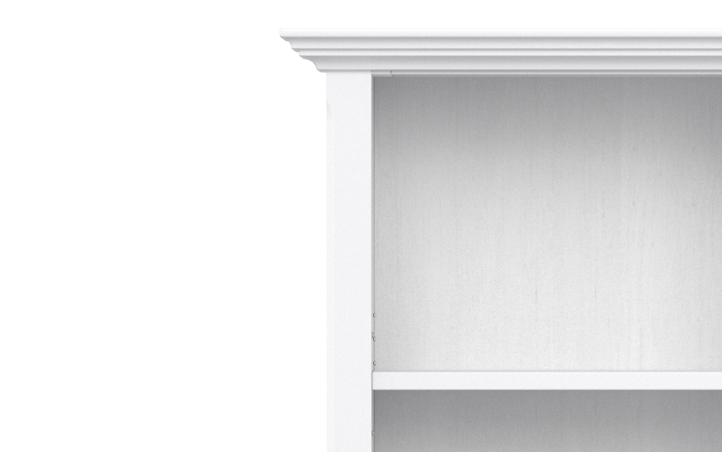 White | Amherst 24 inch 5 Shelf Bookcase