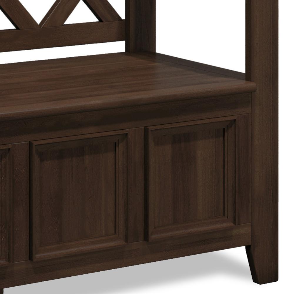 Natural Aged Brown | Amherst Entryway Bench