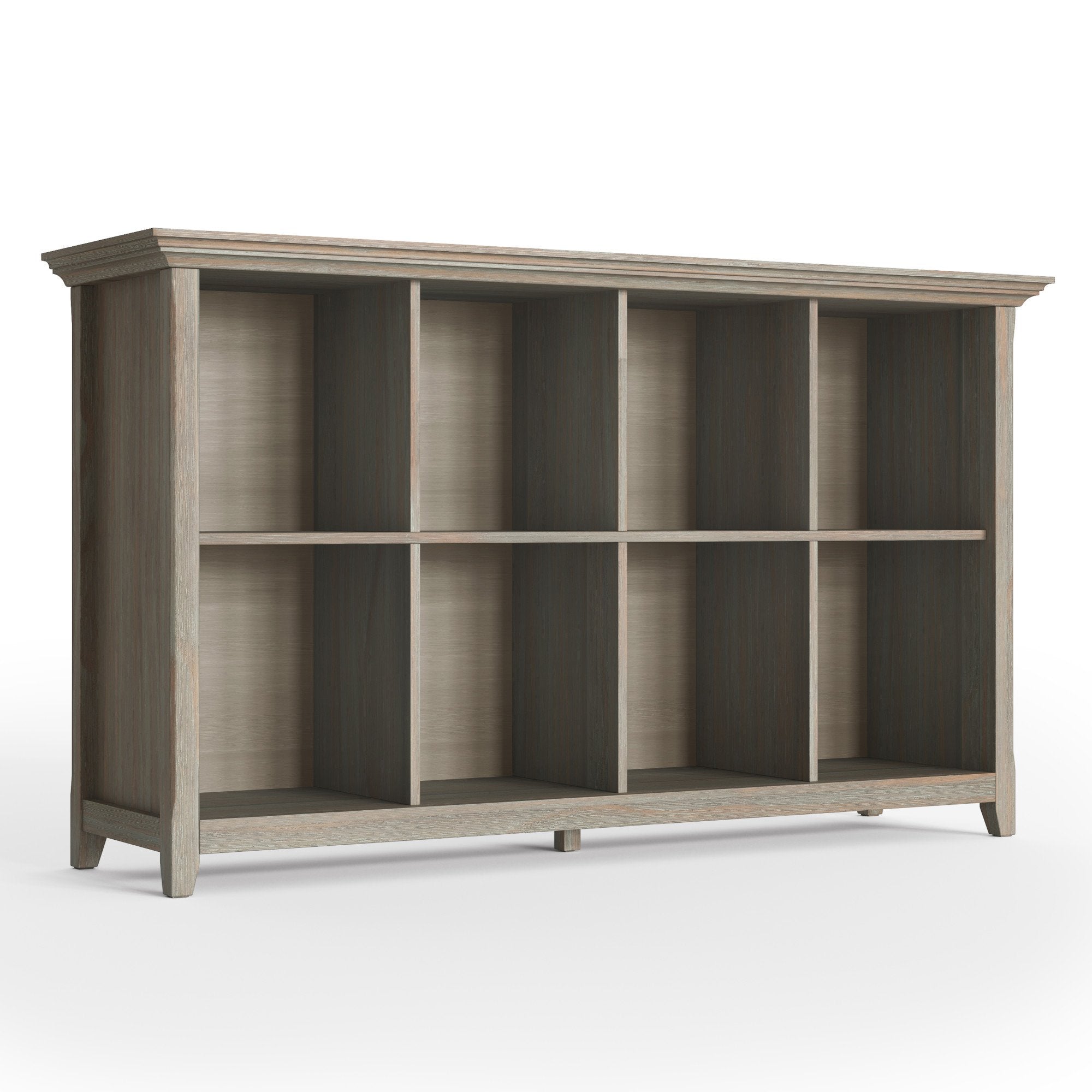 Distressed Grey | Amherst 8 Cube Storage/Sofa Table