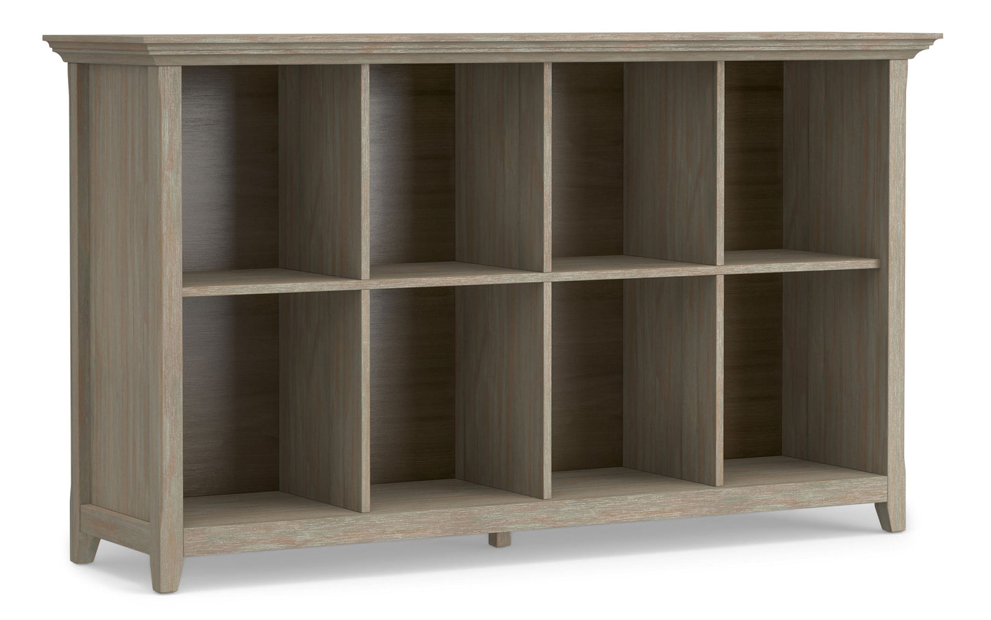 Distressed Grey | Amherst 8 Cube Storage/Sofa Table