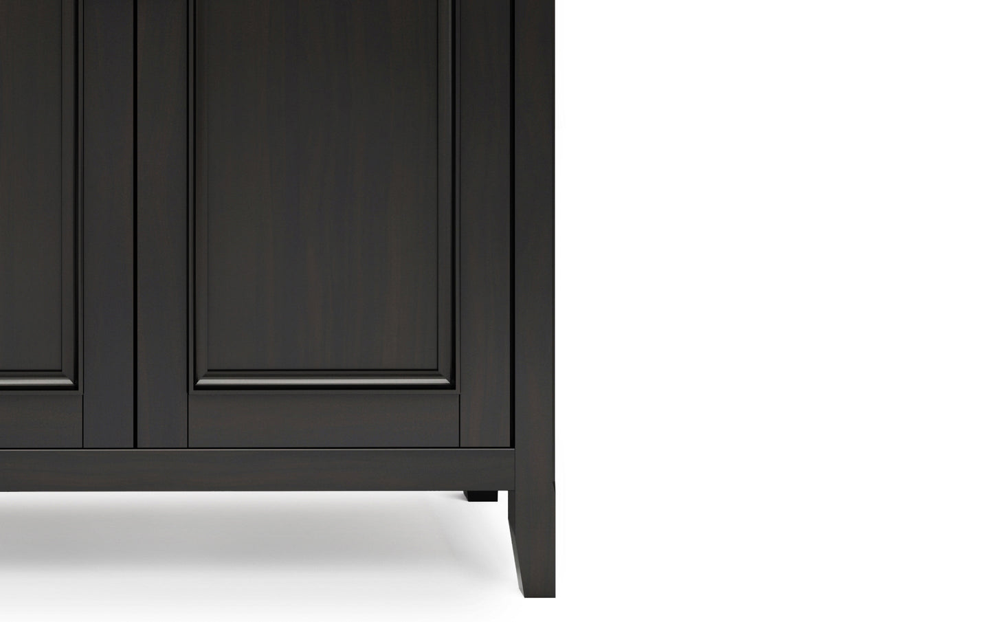 Hickory Brown | Amherst Wide 4 Door Storage Cabinet