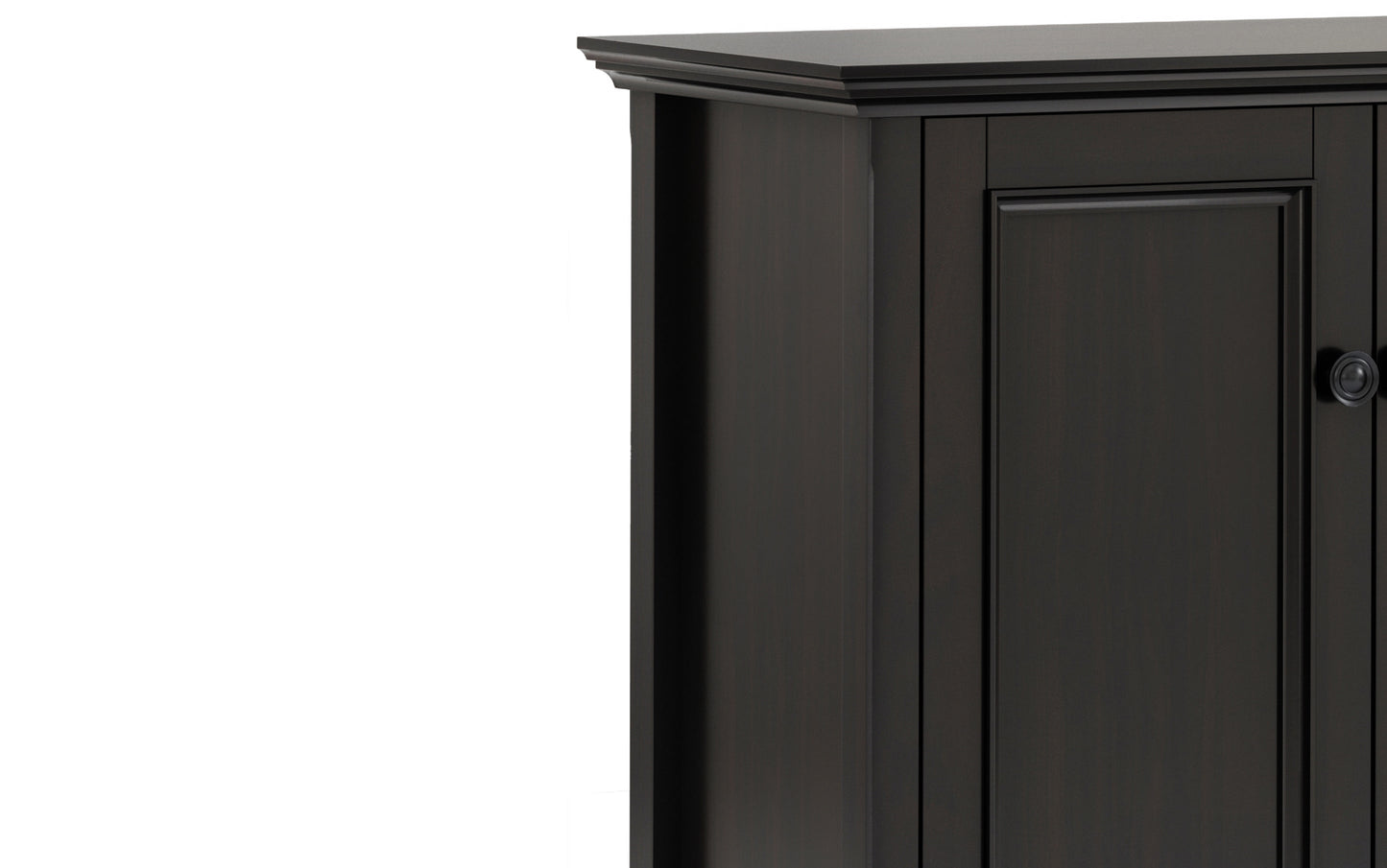 Hickory Brown | Amherst Wide 4 Door Storage Cabinet