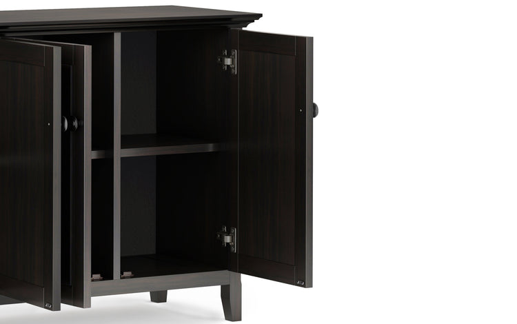 Hickory Brown | Amherst Wide 4 Door Storage Cabinet