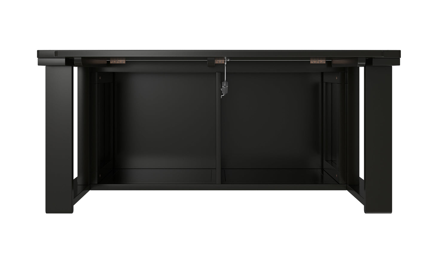 Black | Amherst Small Entryway Storage Bench