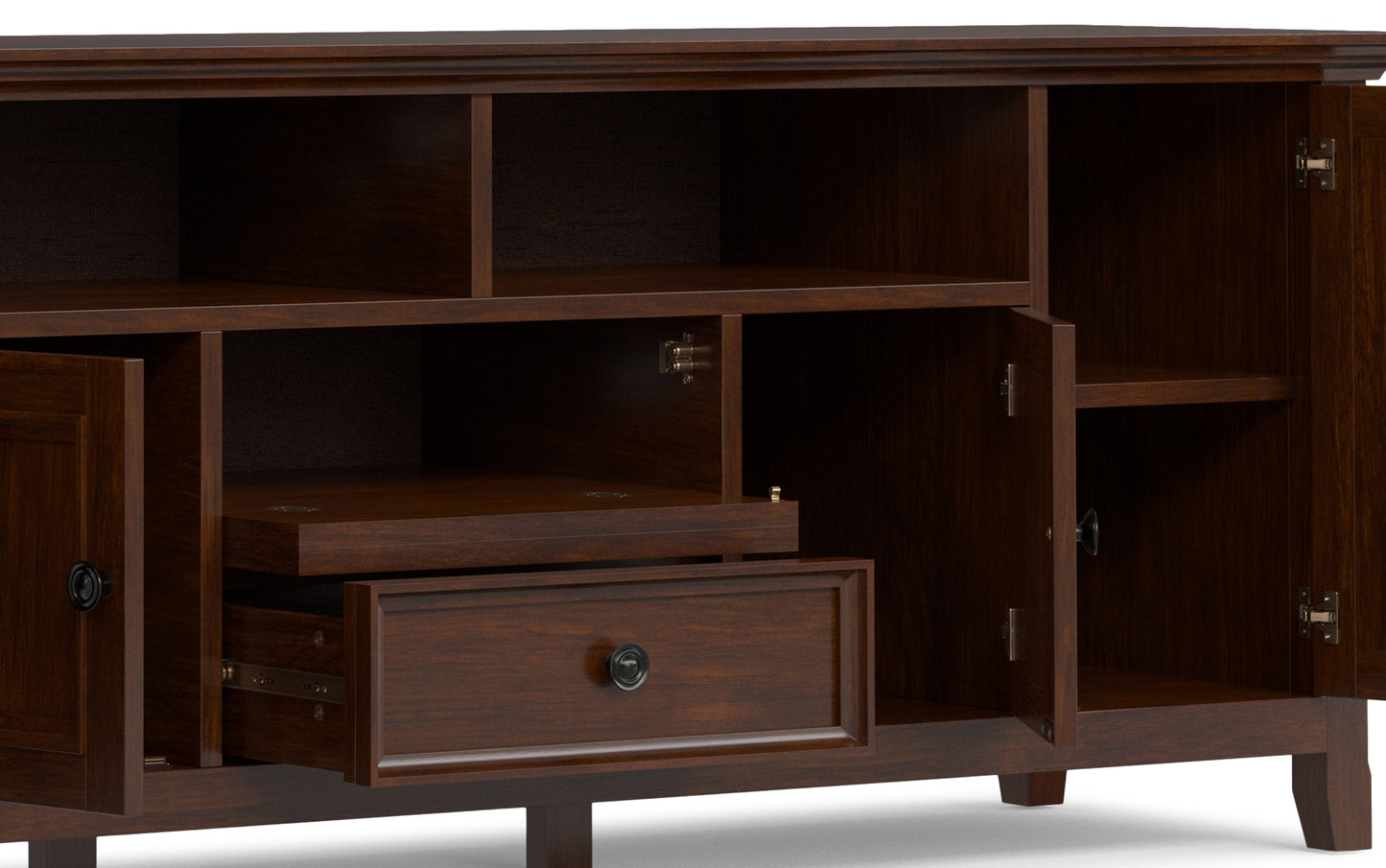Russet Brown | Amherst 72 inch Wide TV Media Stand