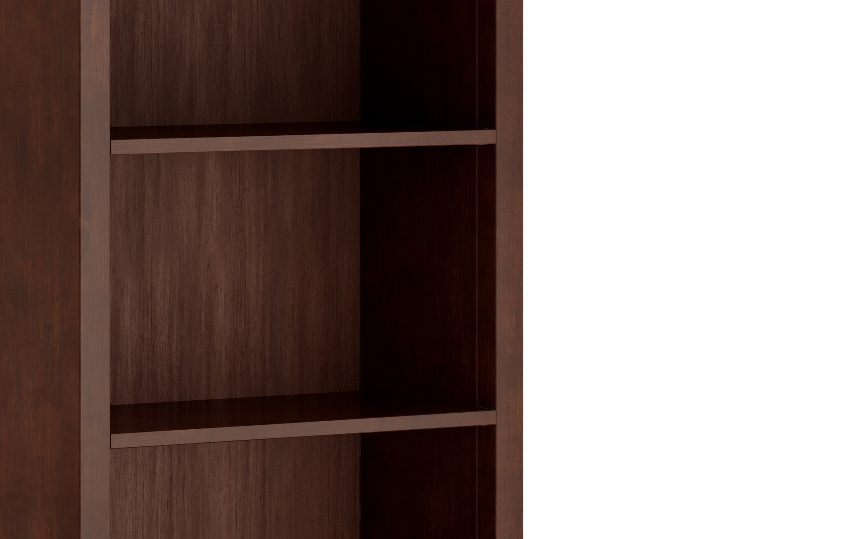 Russet Brown | Artisan 5 Shelf Bookcase