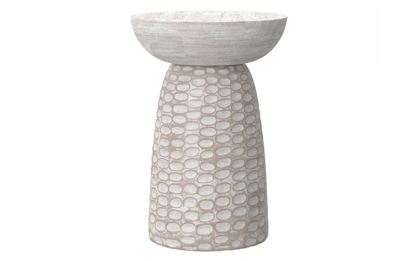 White Wash | Boyd Wooden Accent Table