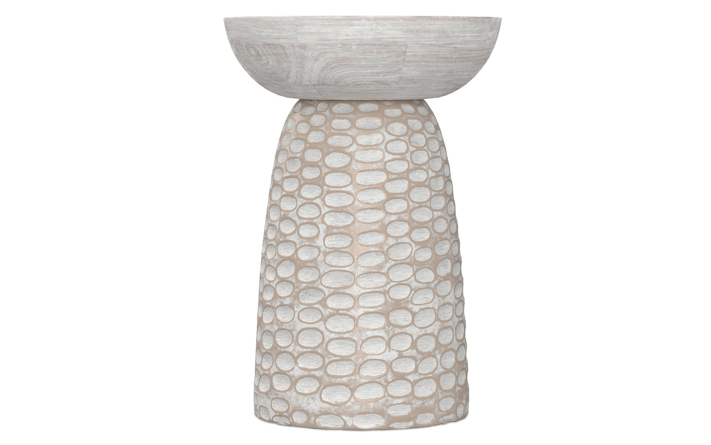 White Wash | Boyd Wooden Accent Table