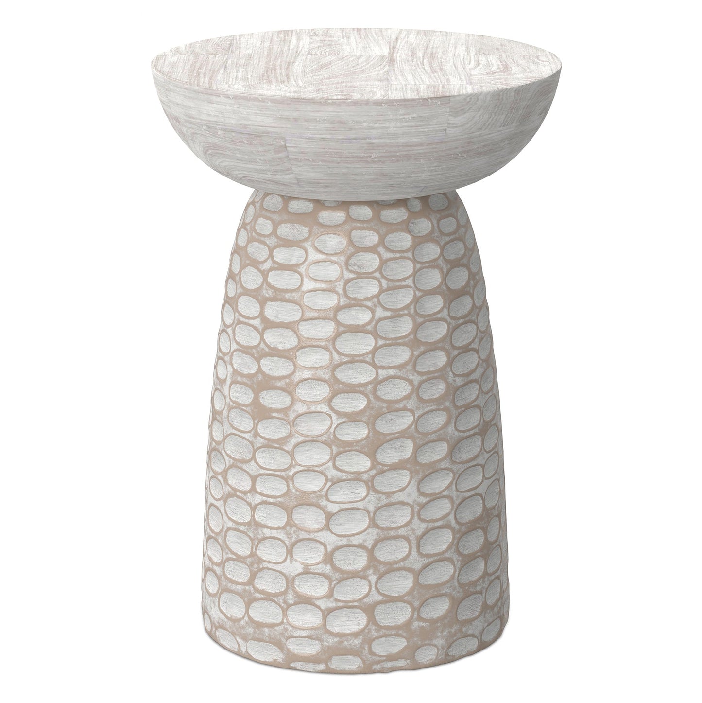 White Wash | Boyd Wooden Accent Table