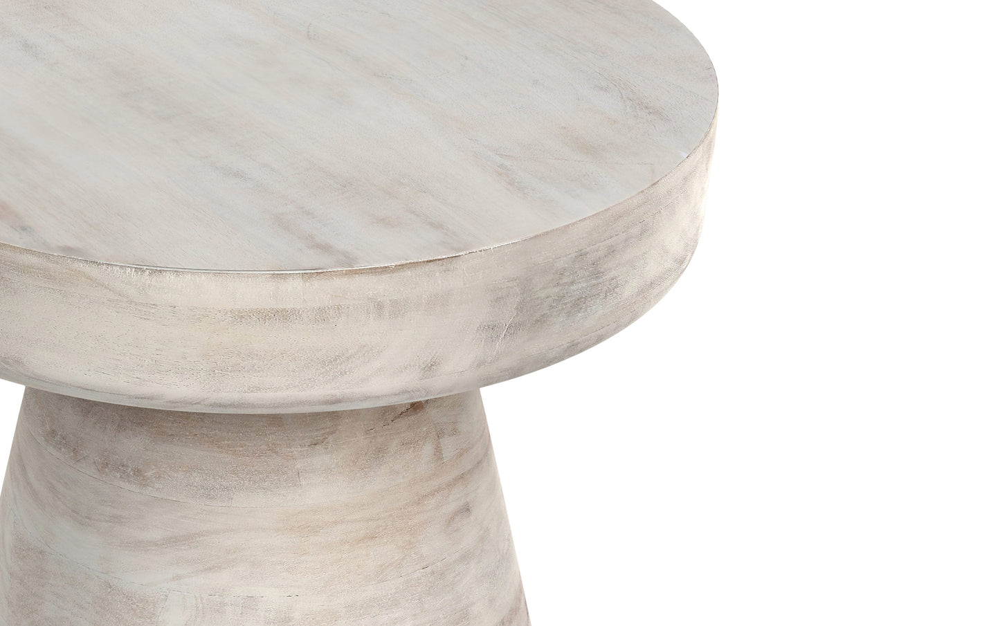 Distressed White Wash | Robbie Accent Table