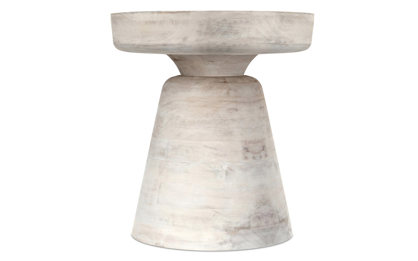 Distressed White Wash | Robbie Accent Table
