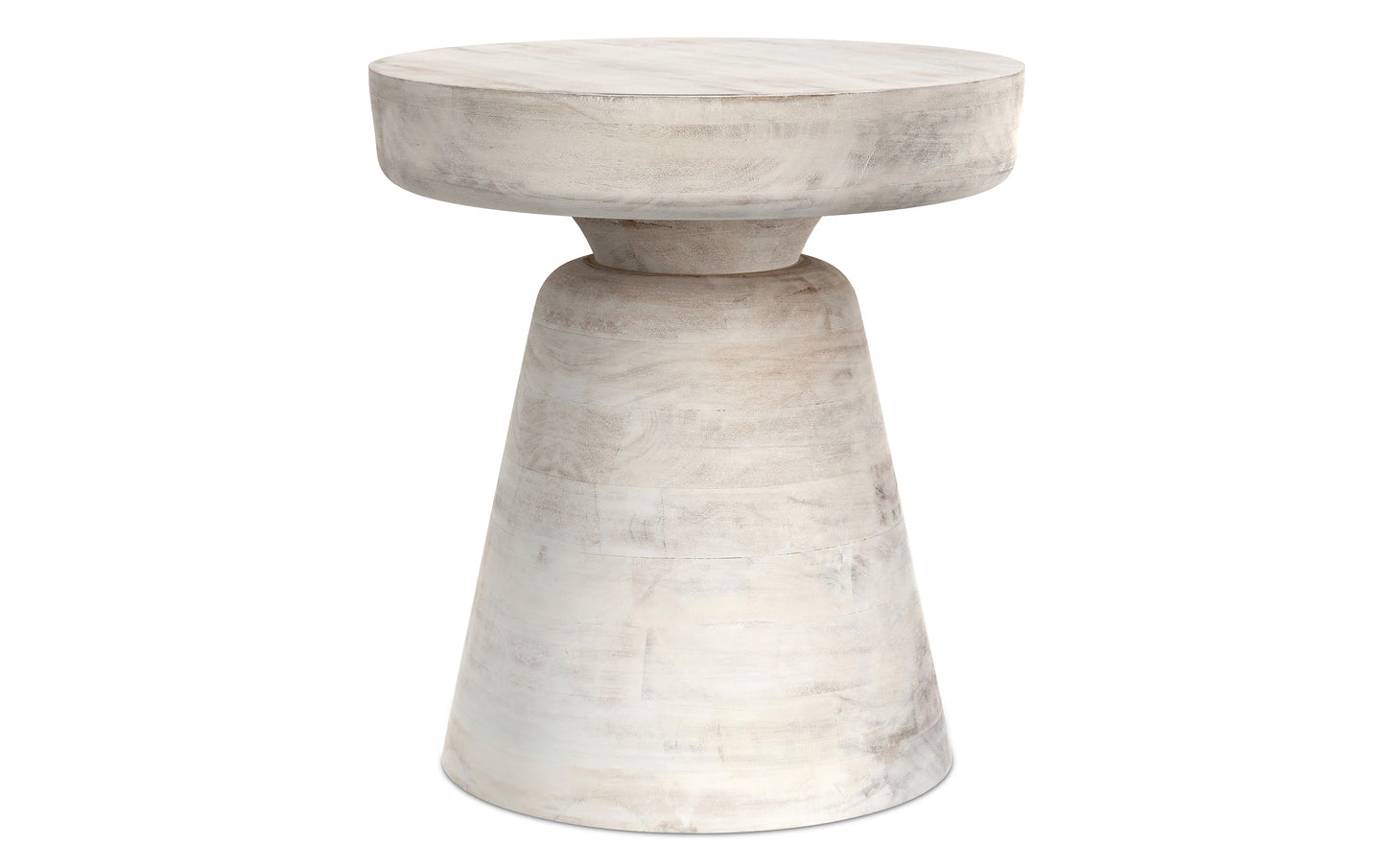 Distressed White Wash | Robbie Accent Table