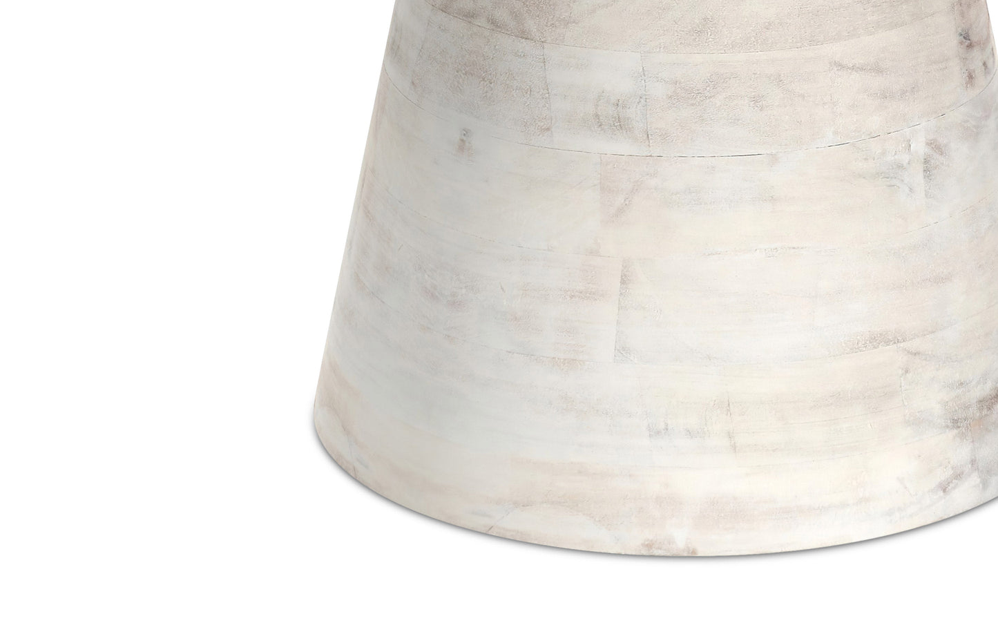 Distressed White Wash | Robbie Accent Table