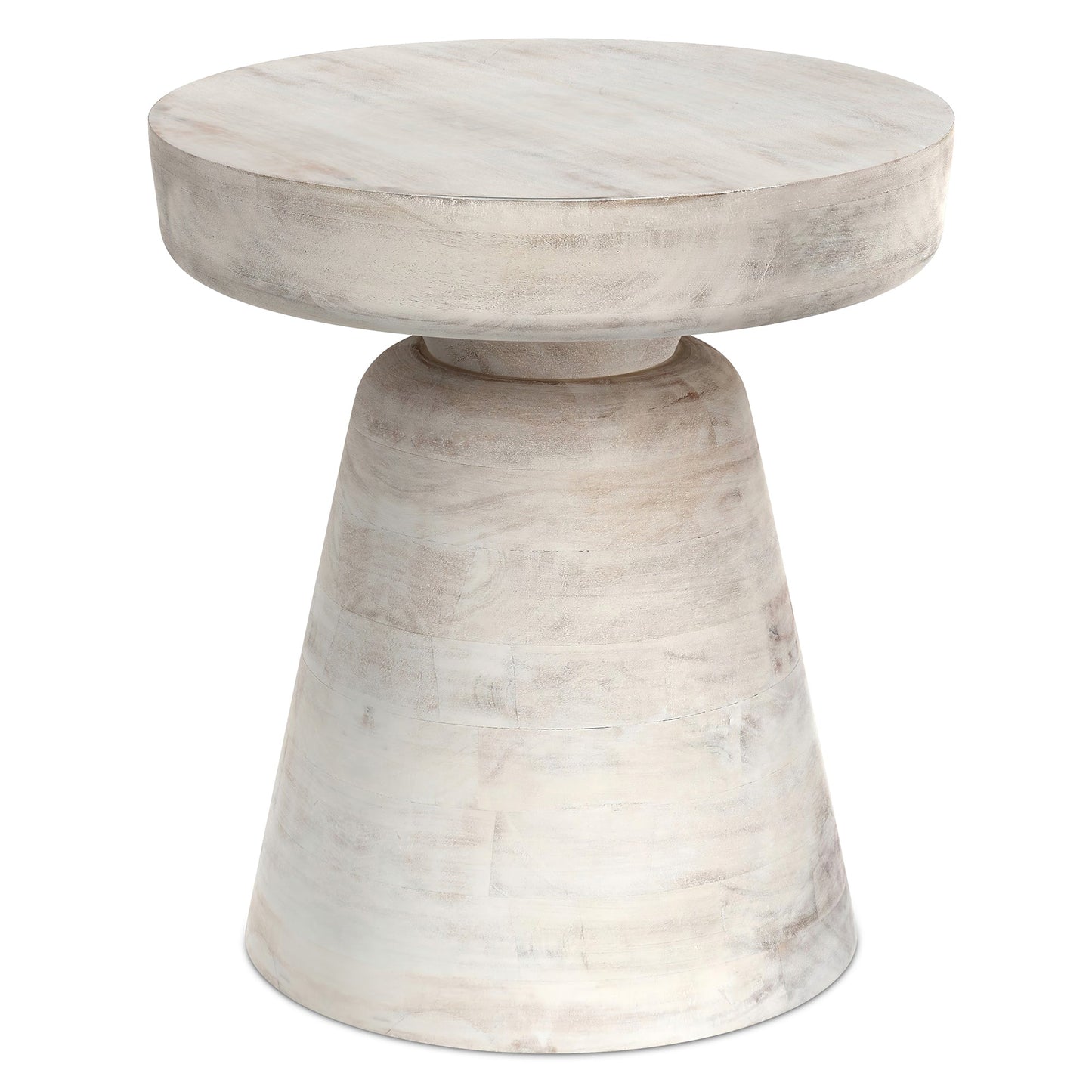 Distressed White Wash | Robbie Accent Table