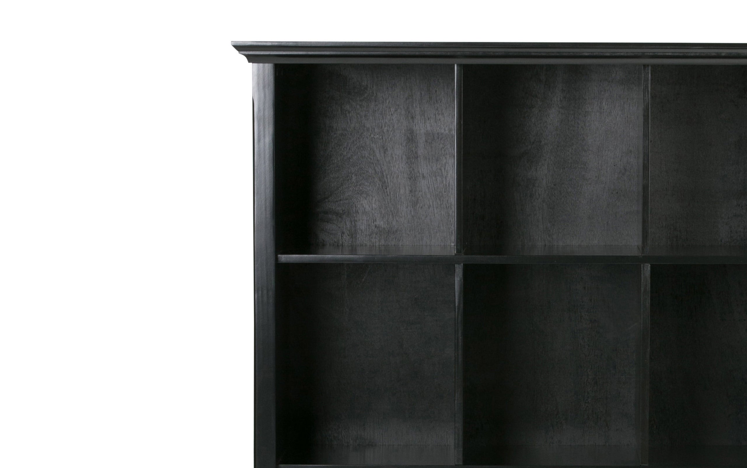 Black | Acadian Nine Cube Bookcase & Storage Unit