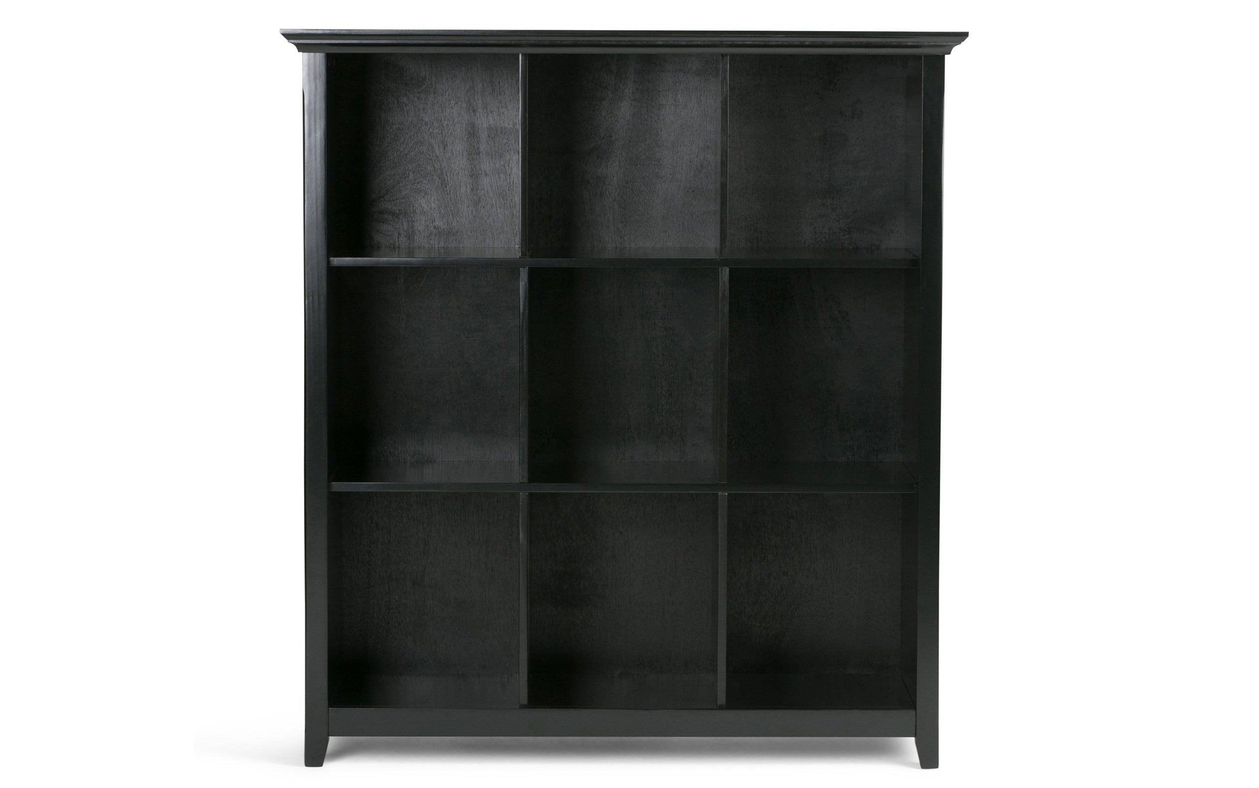 Black | Acadian Nine Cube Bookcase & Storage Unit