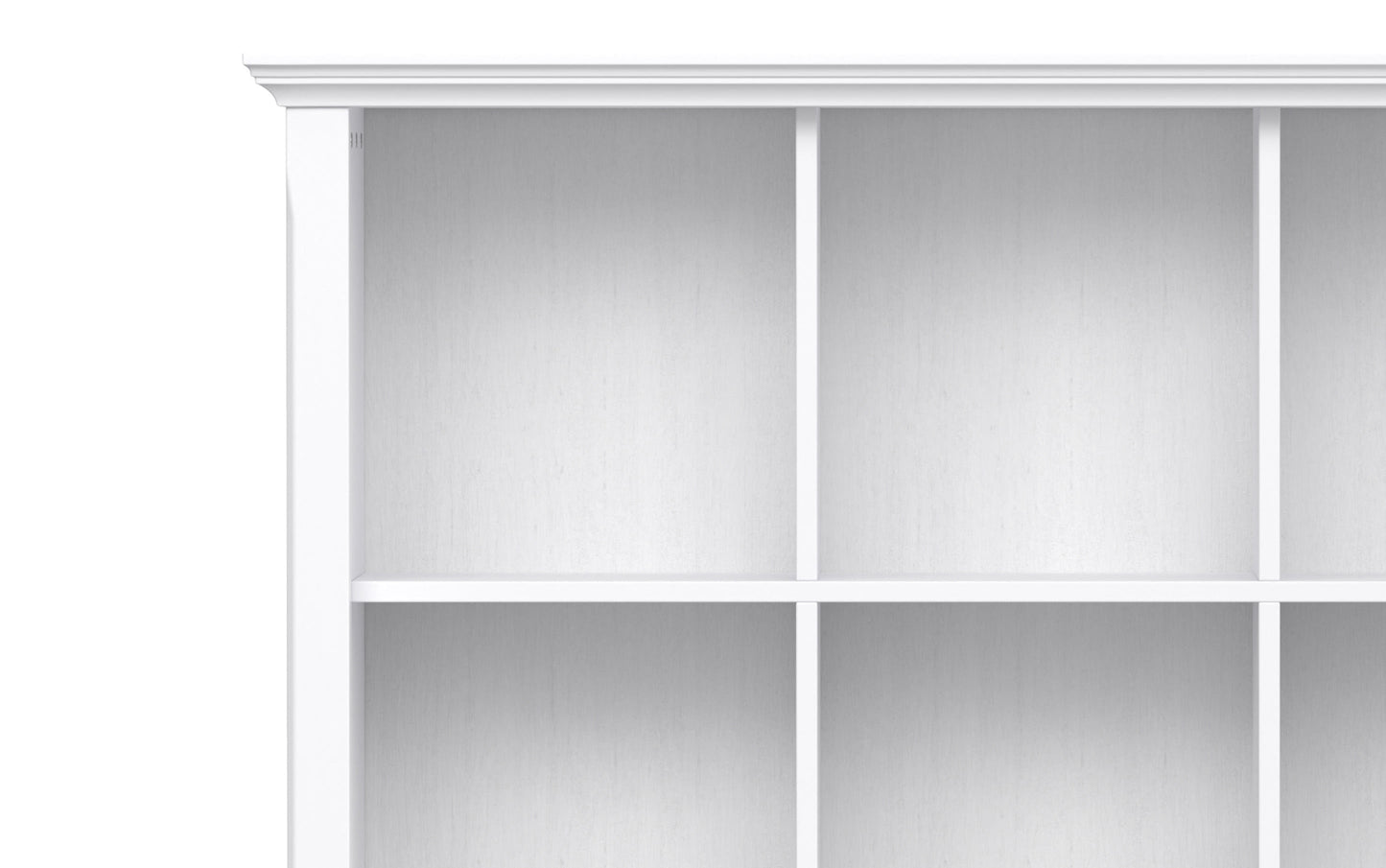White | Acadian Nine Cube Bookcase & Storage Unit
