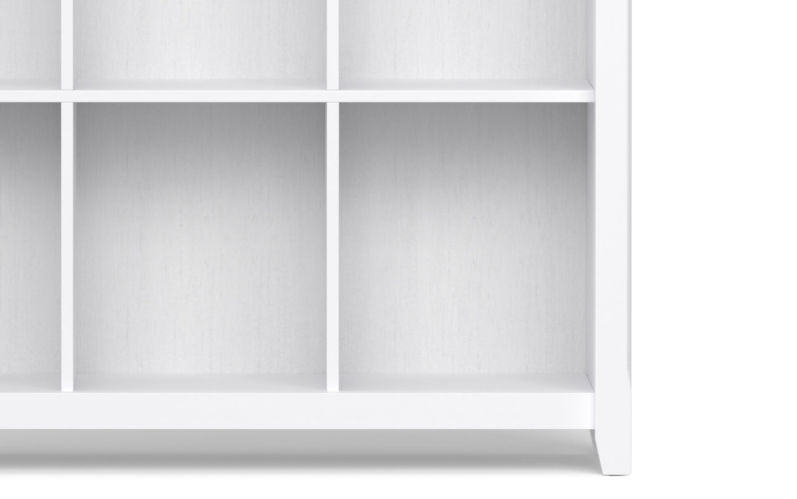 White | Acadian Nine Cube Bookcase & Storage Unit