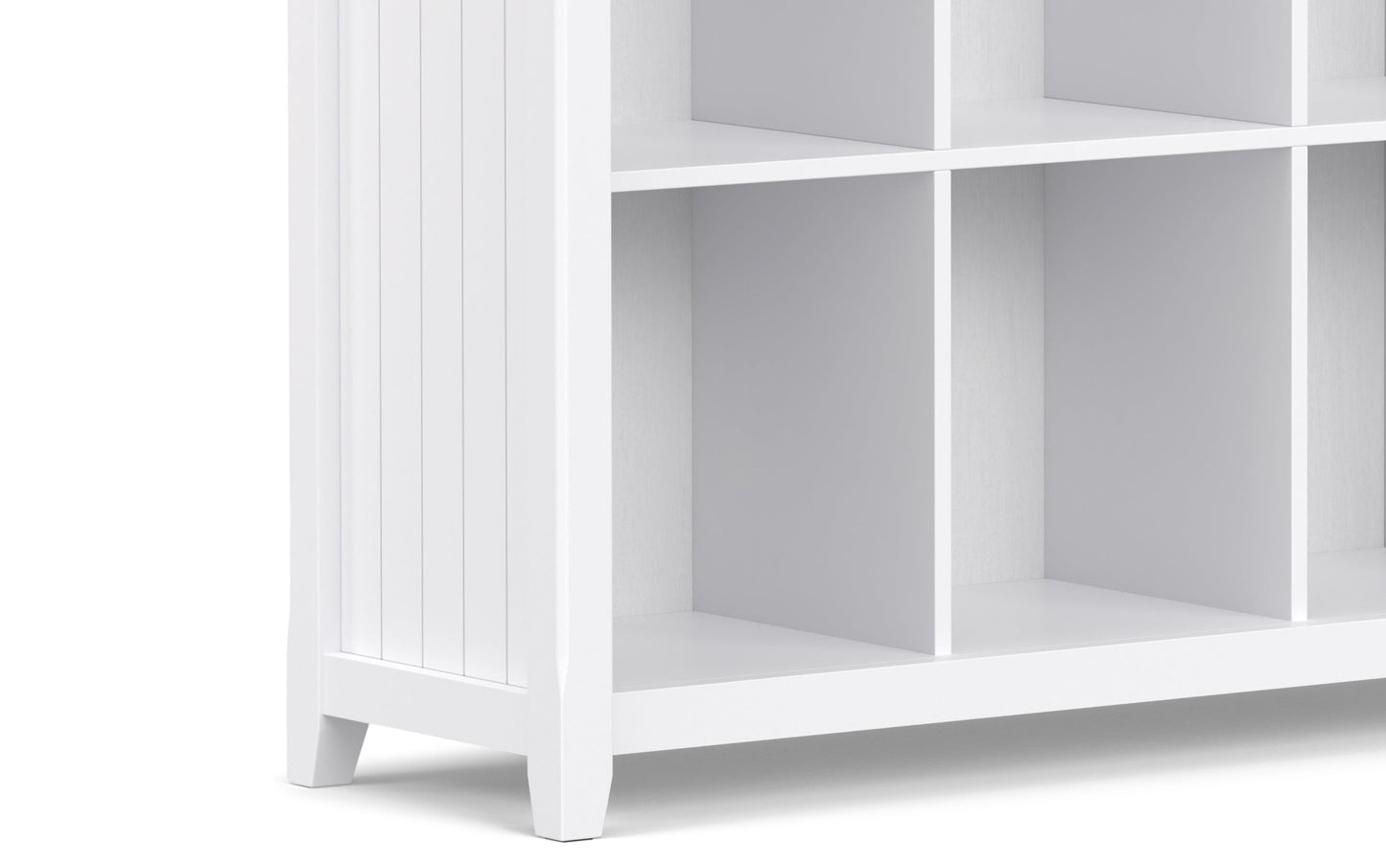 White | Acadian Nine Cube Bookcase & Storage Unit