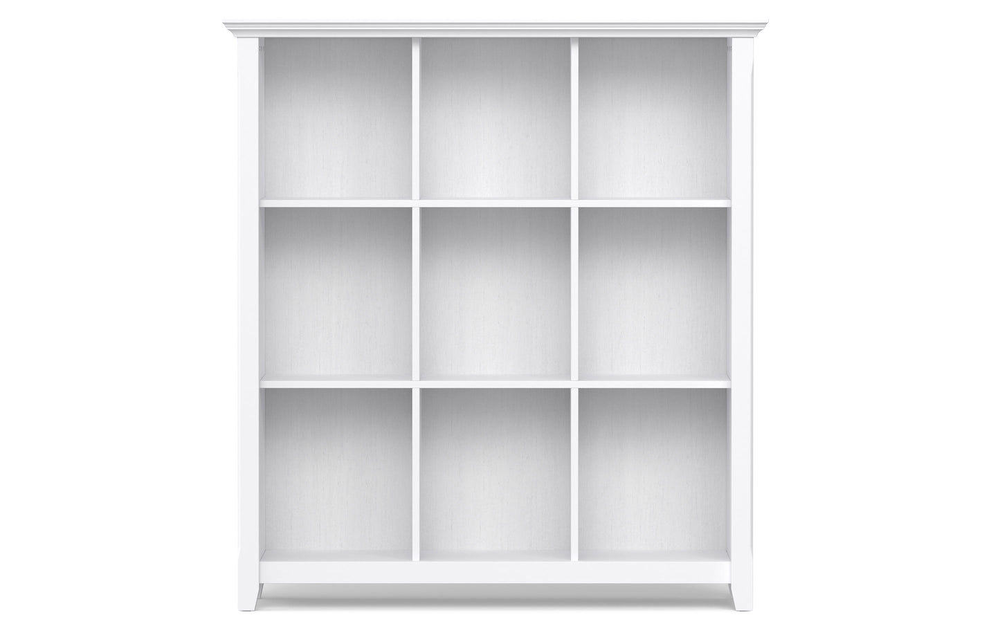 White | Acadian Nine Cube Bookcase & Storage Unit