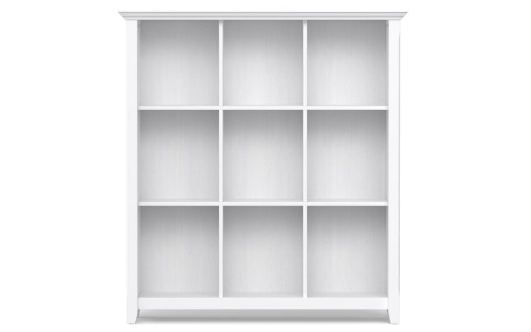 White | Acadian Nine Cube Bookcase & Storage Unit