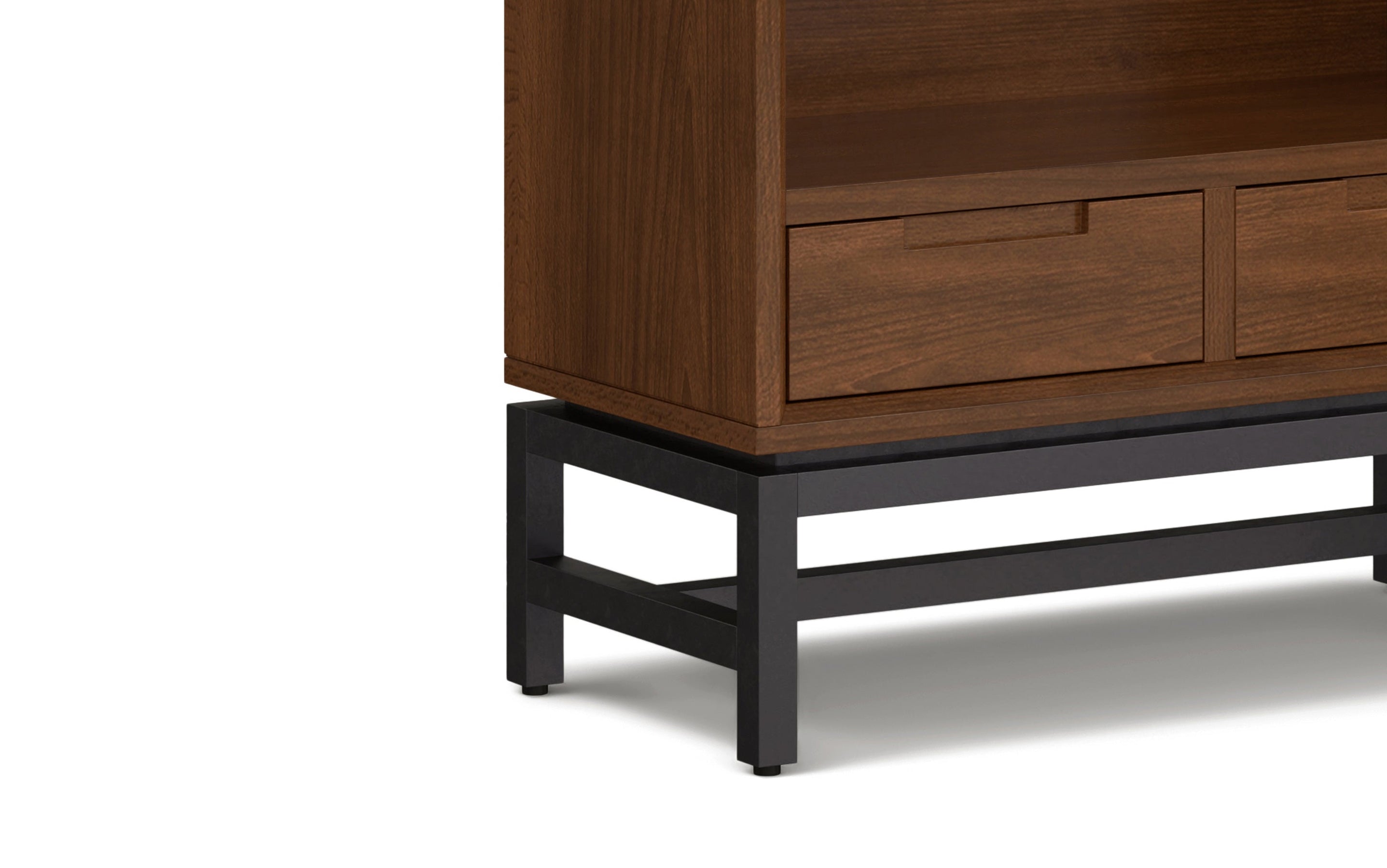 Walnut Solid Wood - Walnut Veneer | Banting Bookcase| Banting Bookcase