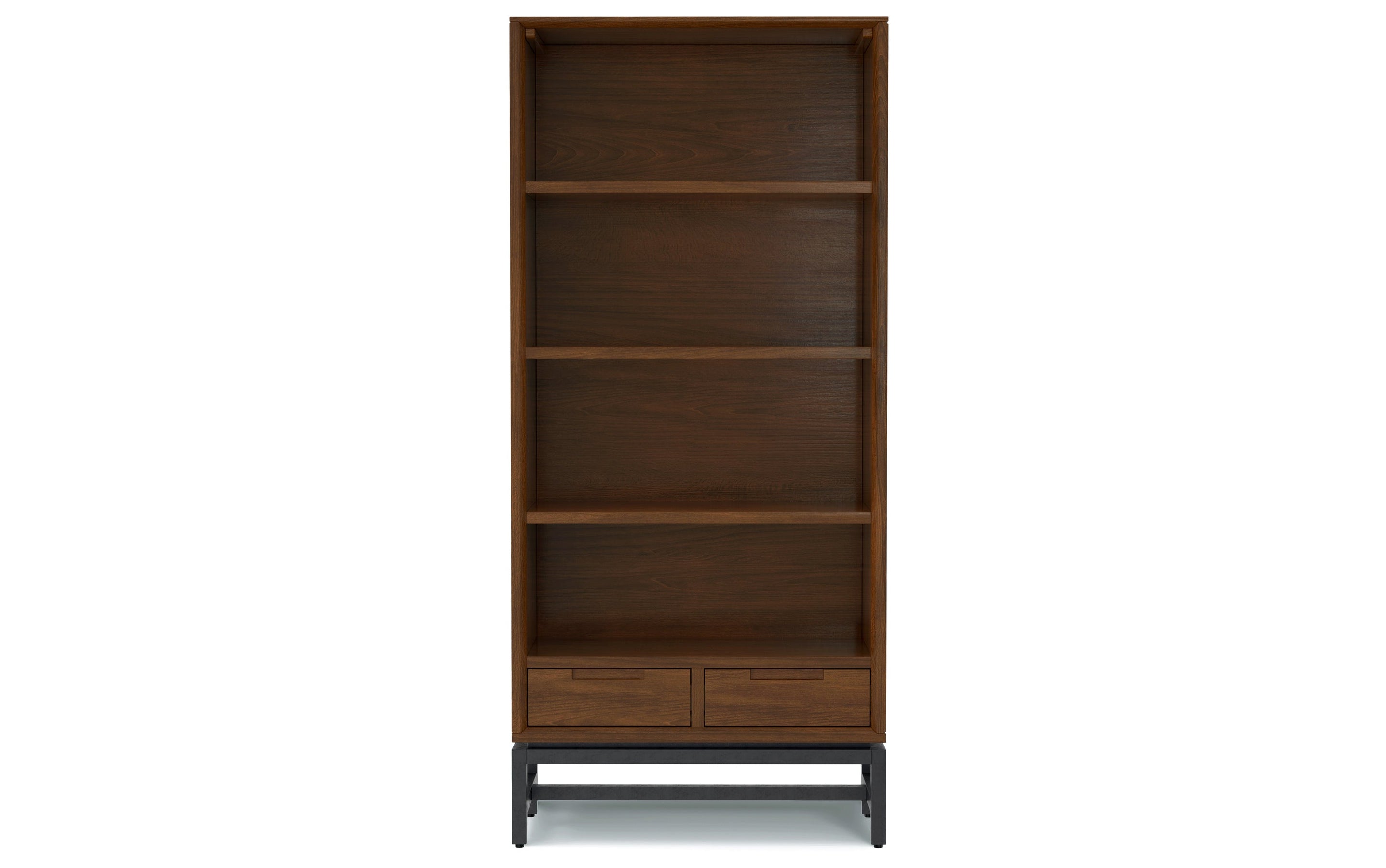Walnut Solid Wood - Walnut Veneer | Banting Bookcase| Banting Bookcase