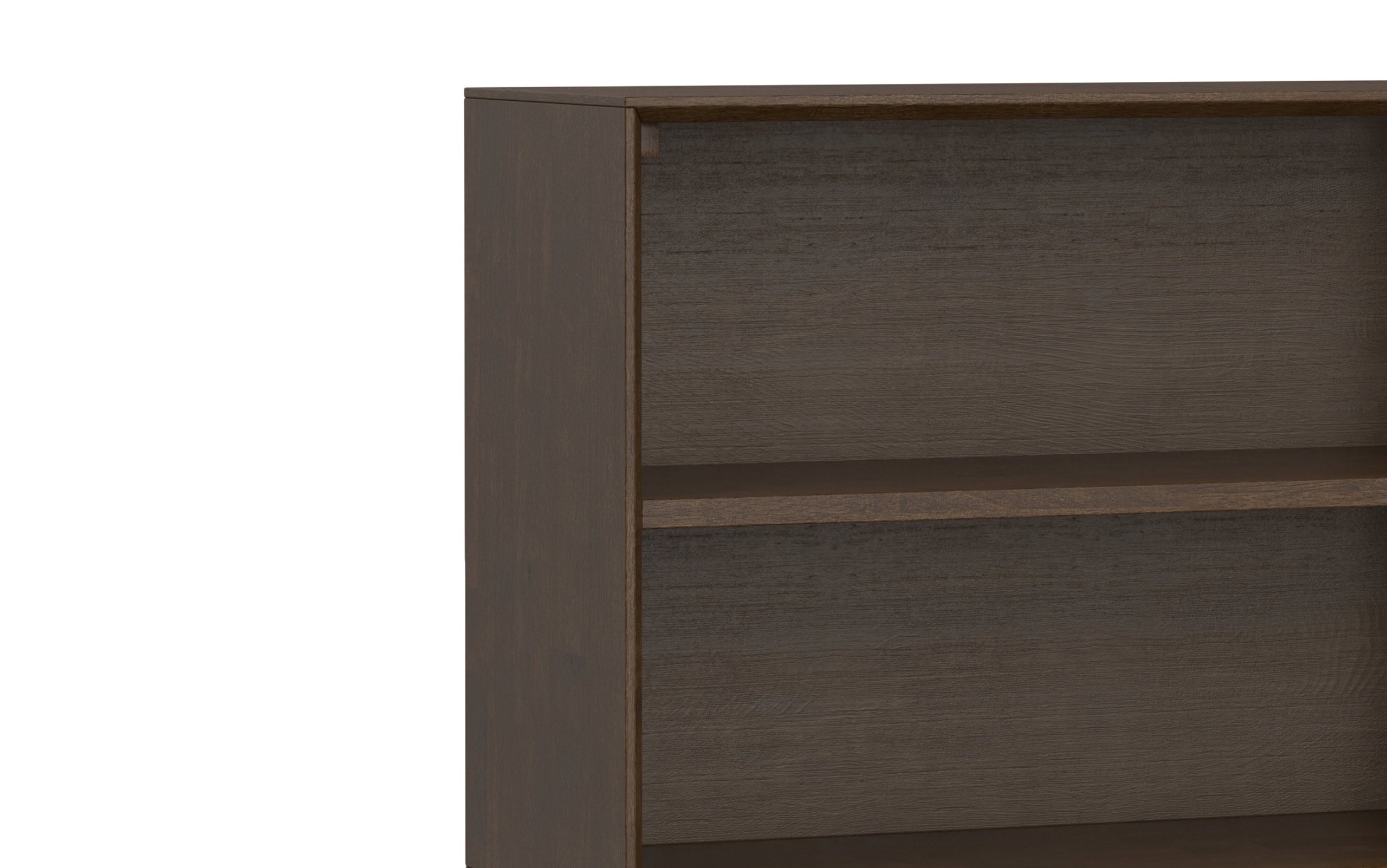Walnut | Banting Low Wide Bookcase