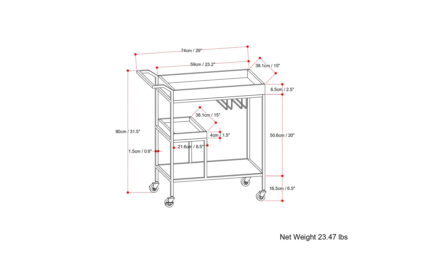 Barnes Bar Cart