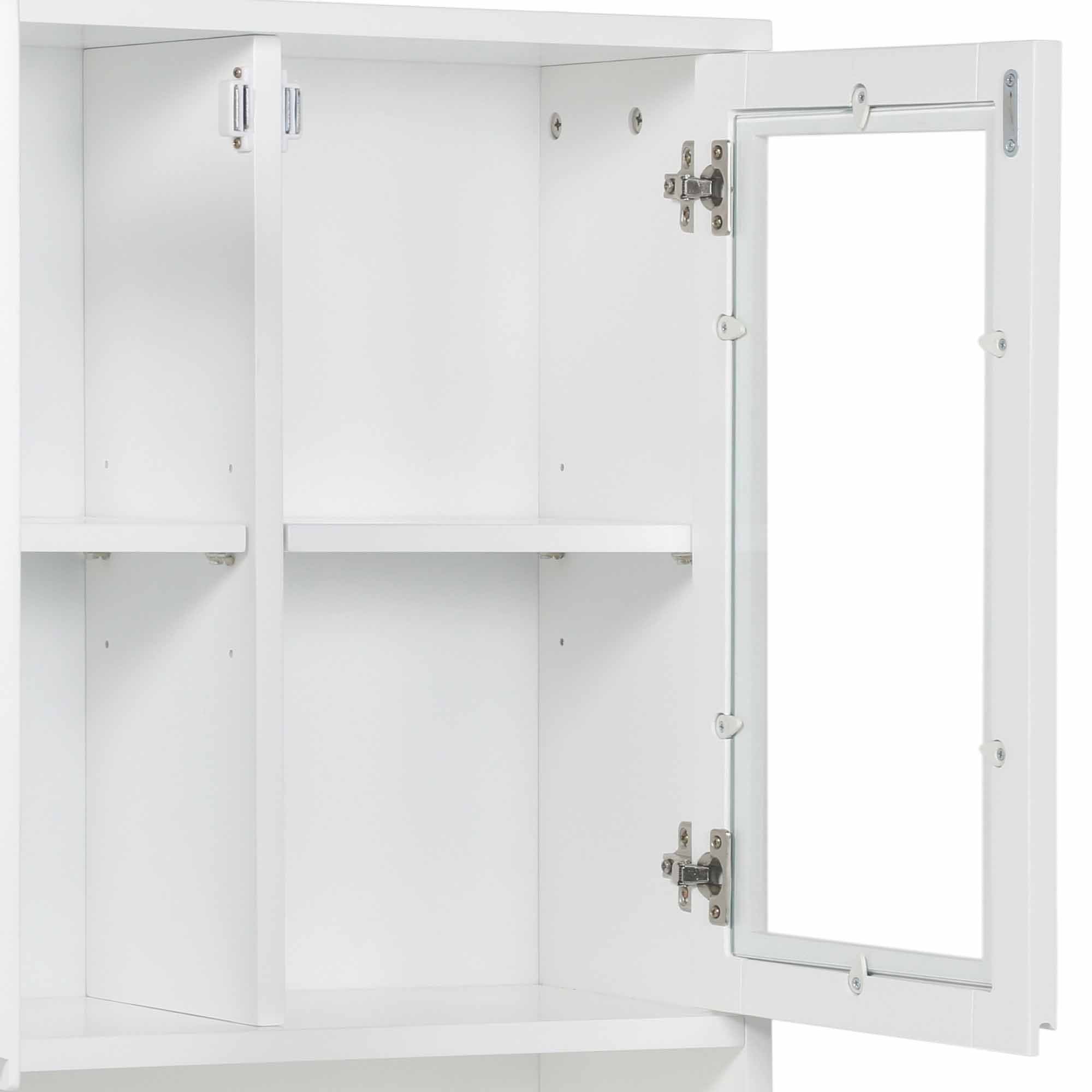 Draper Mid Century Double Door Wall Cabinet