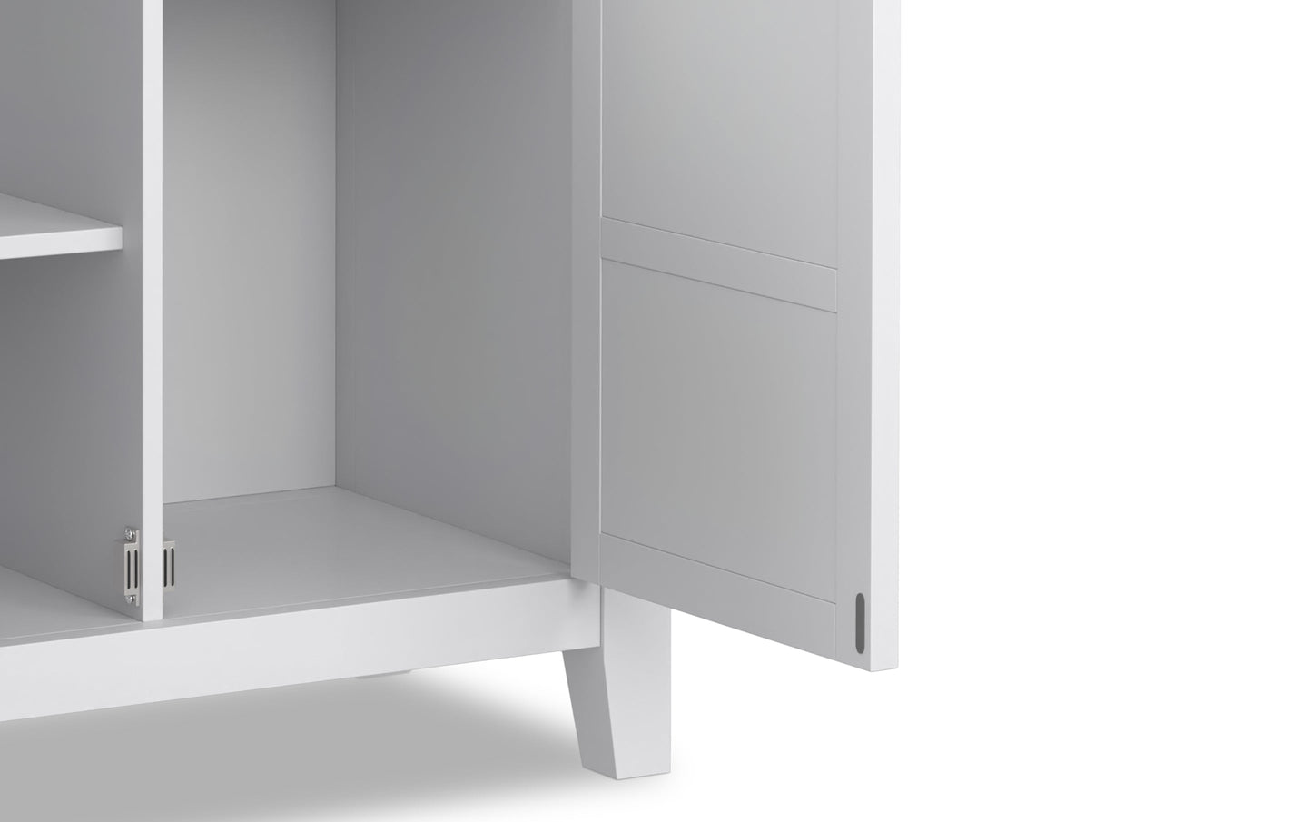 White | Burlington Low Storage Cabinet