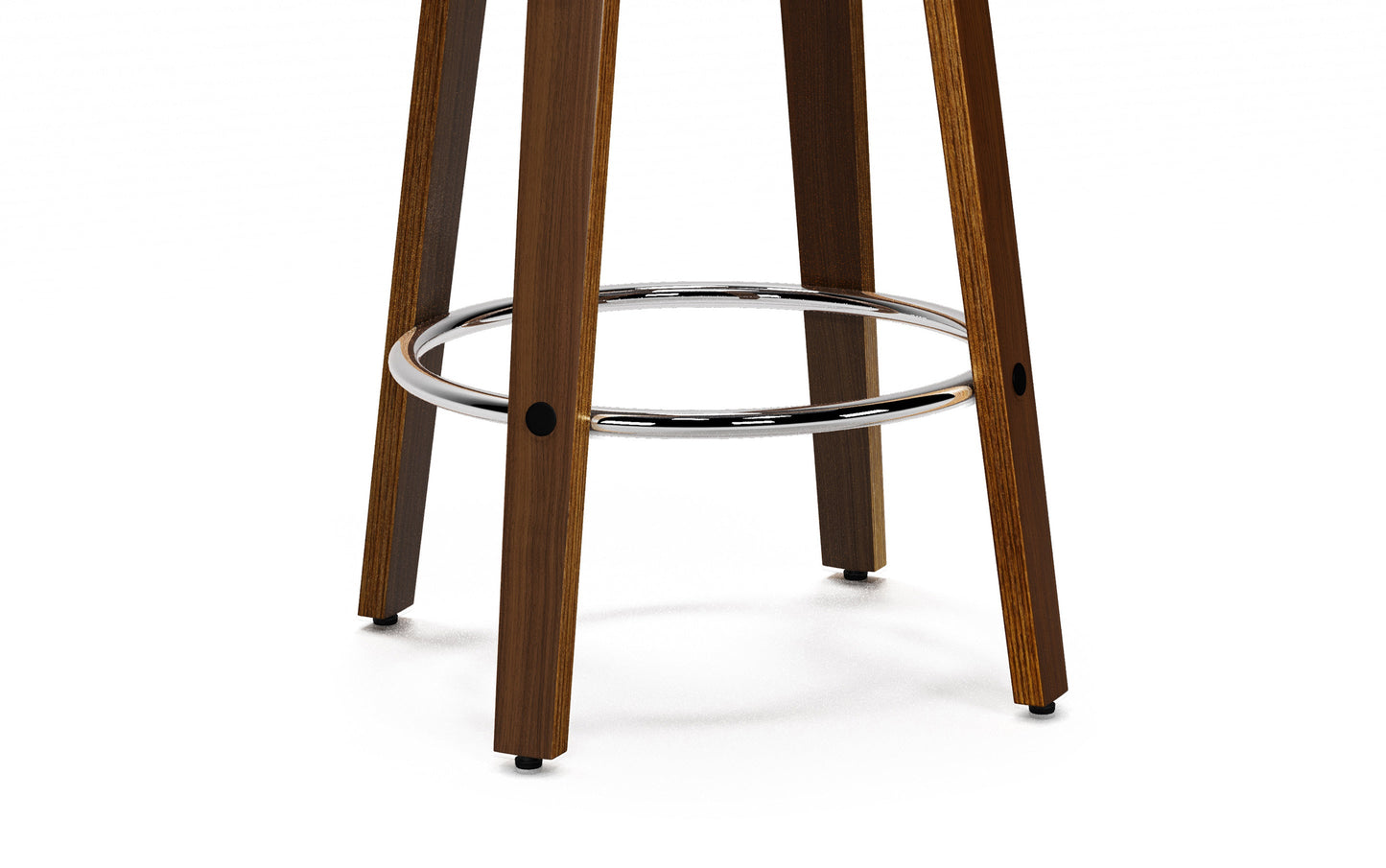 Black Vegan Leather | Carly Swivel Bar Stool (Set of 2)