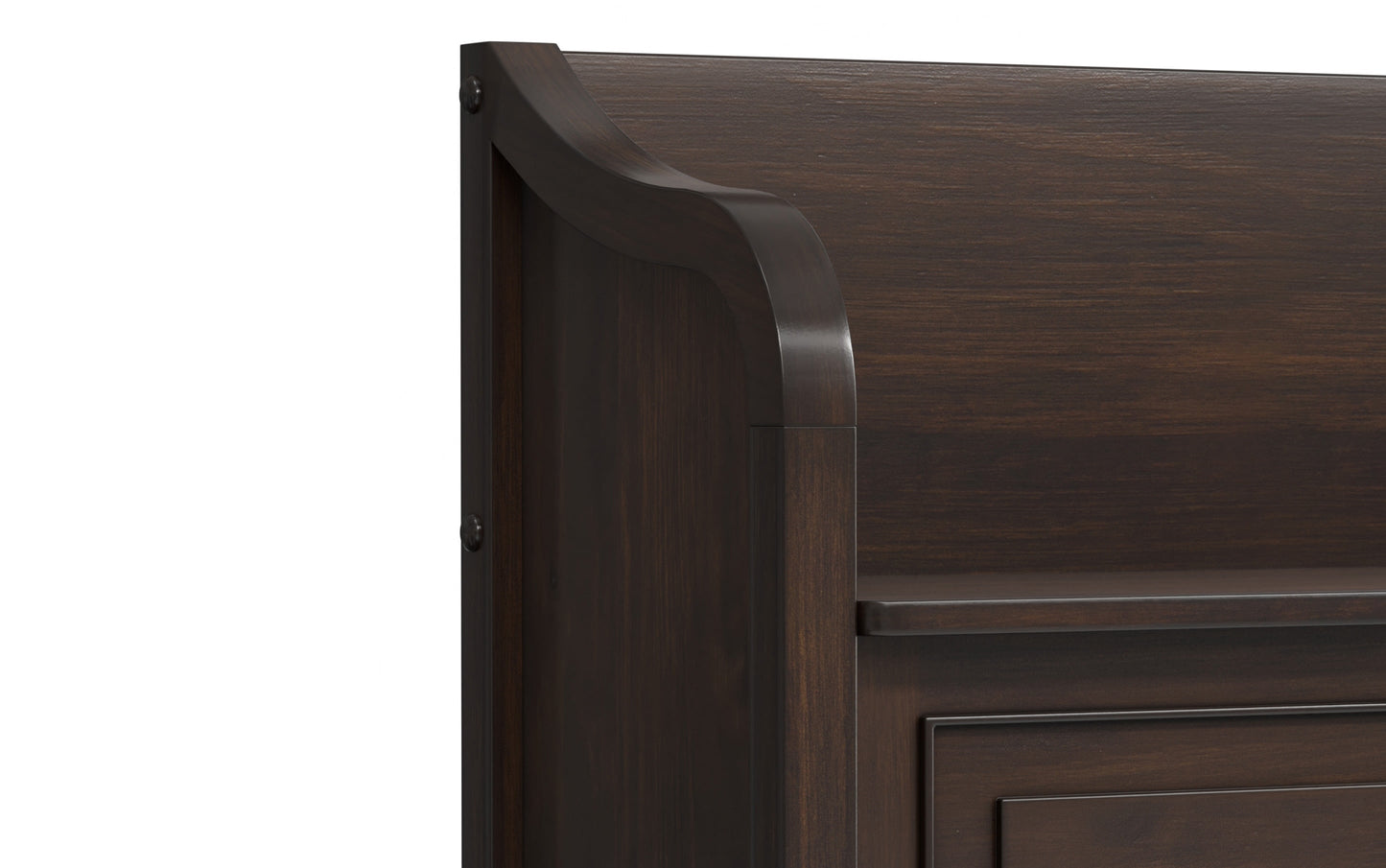 Chestnut Brown | Connaught Wide Entryway Storage Bench