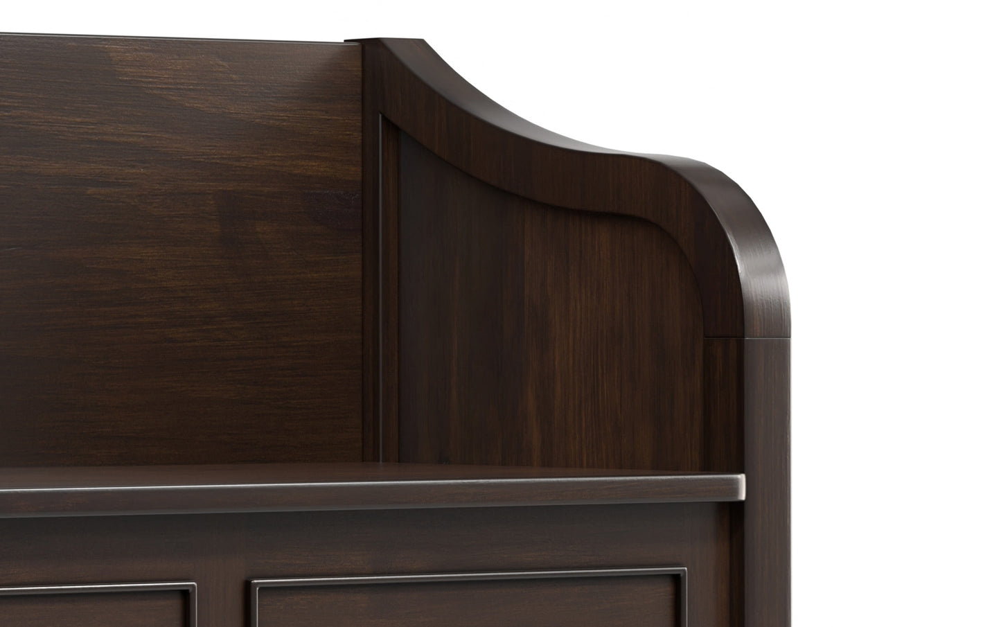 Chestnut Brown | Connaught Wide Entryway Storage Bench