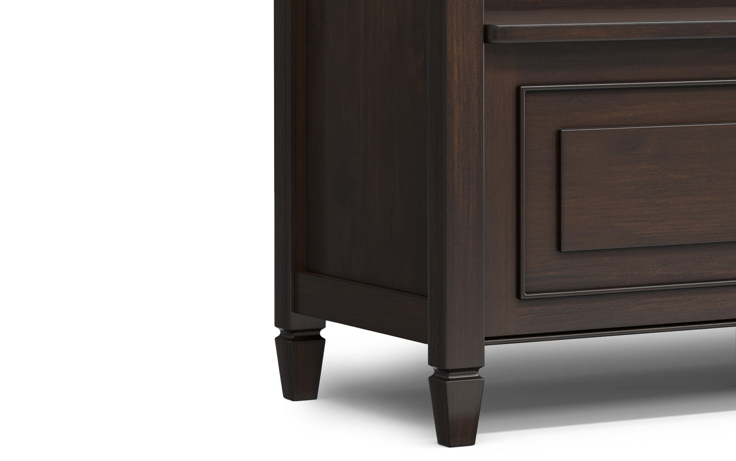Chestnut Brown | Connaught Wide Entryway Storage Bench