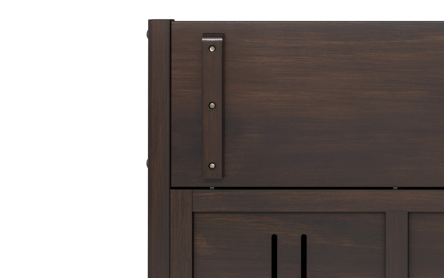 Chestnut Brown | Connaught Wide Entryway Storage Bench