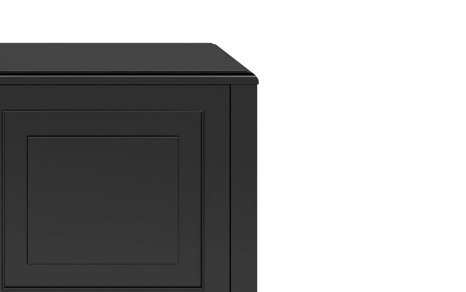Black | Connaught Bench Storage Trunk