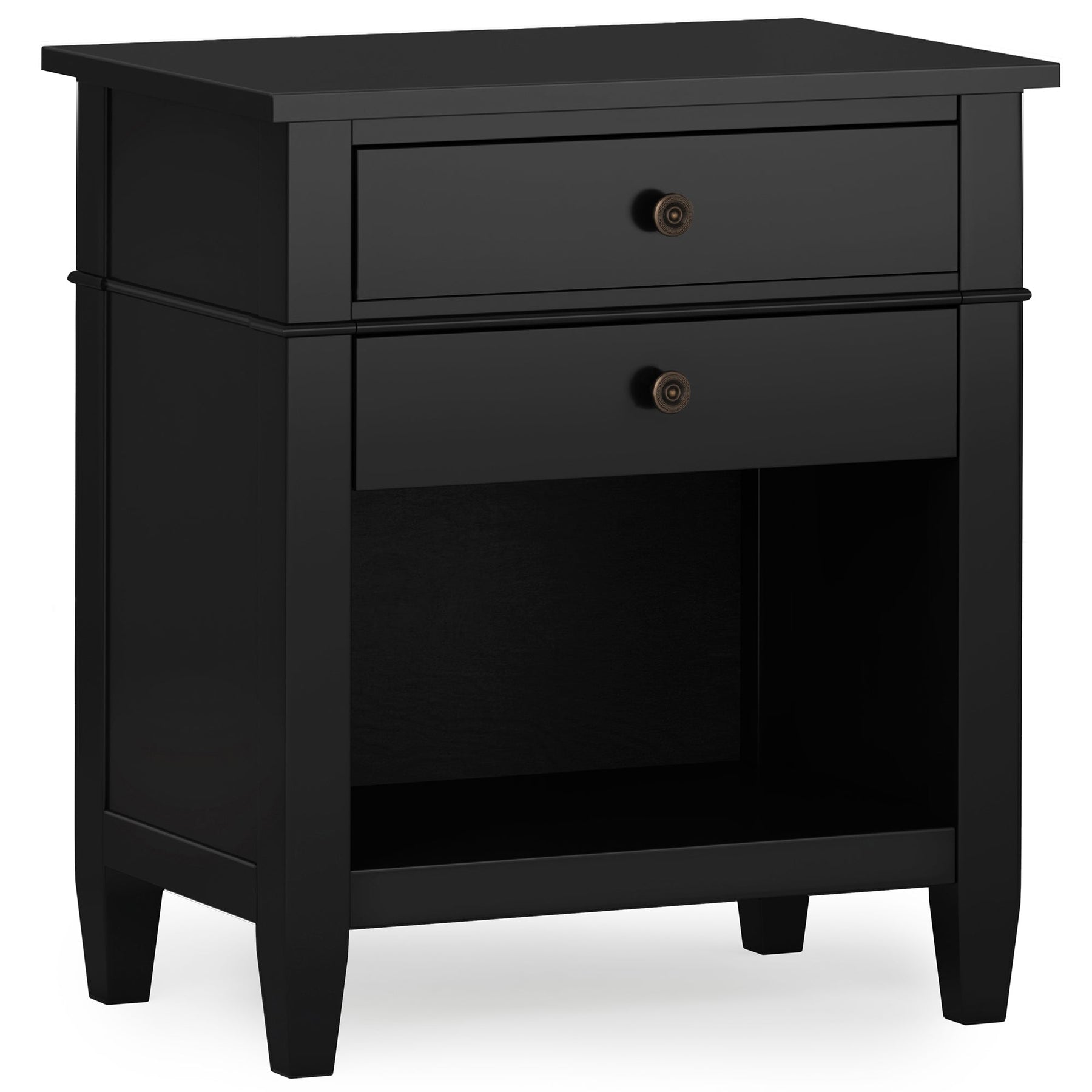 Black | Carlton Bedside Table