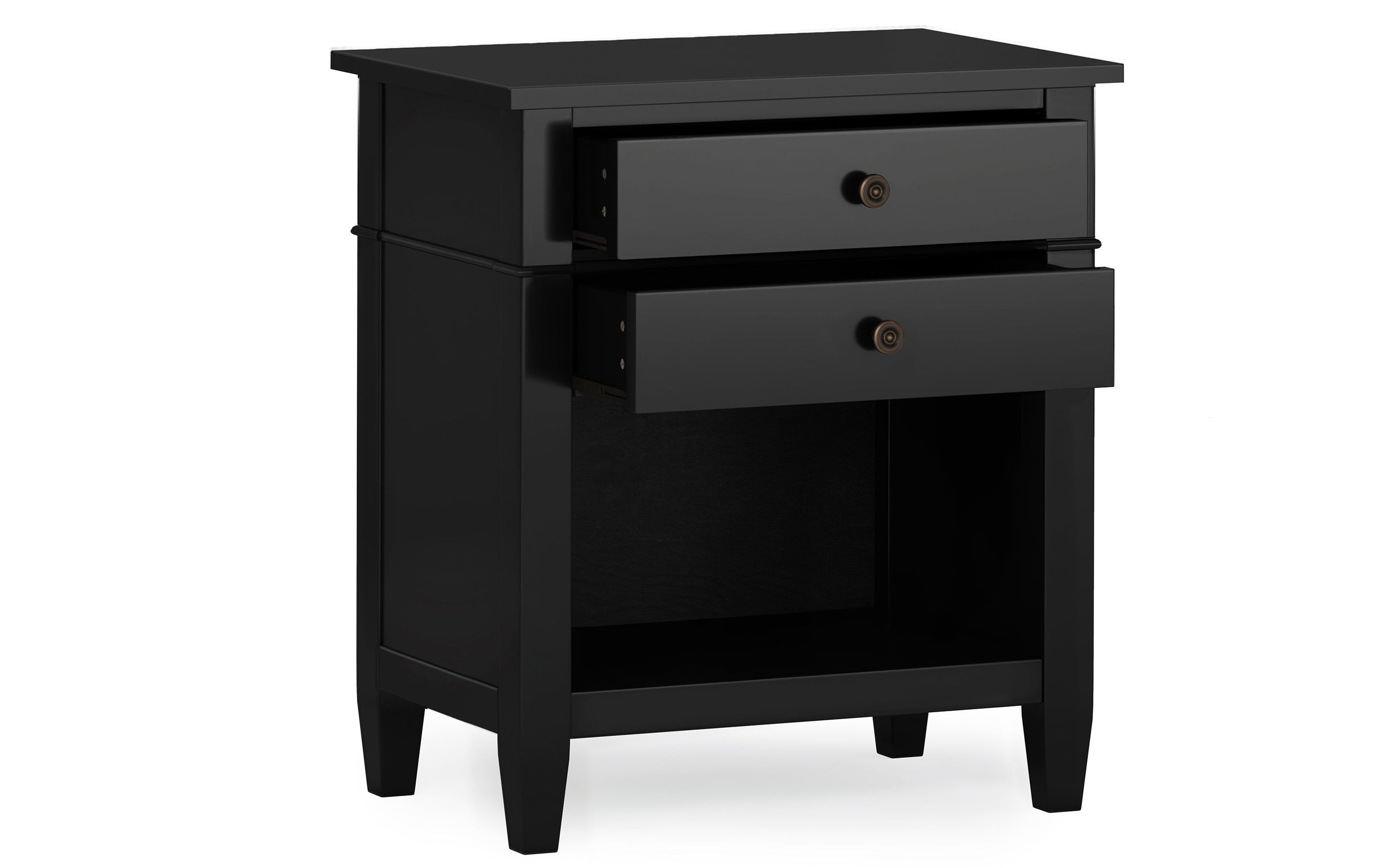 Black | Carlton Bedside Table