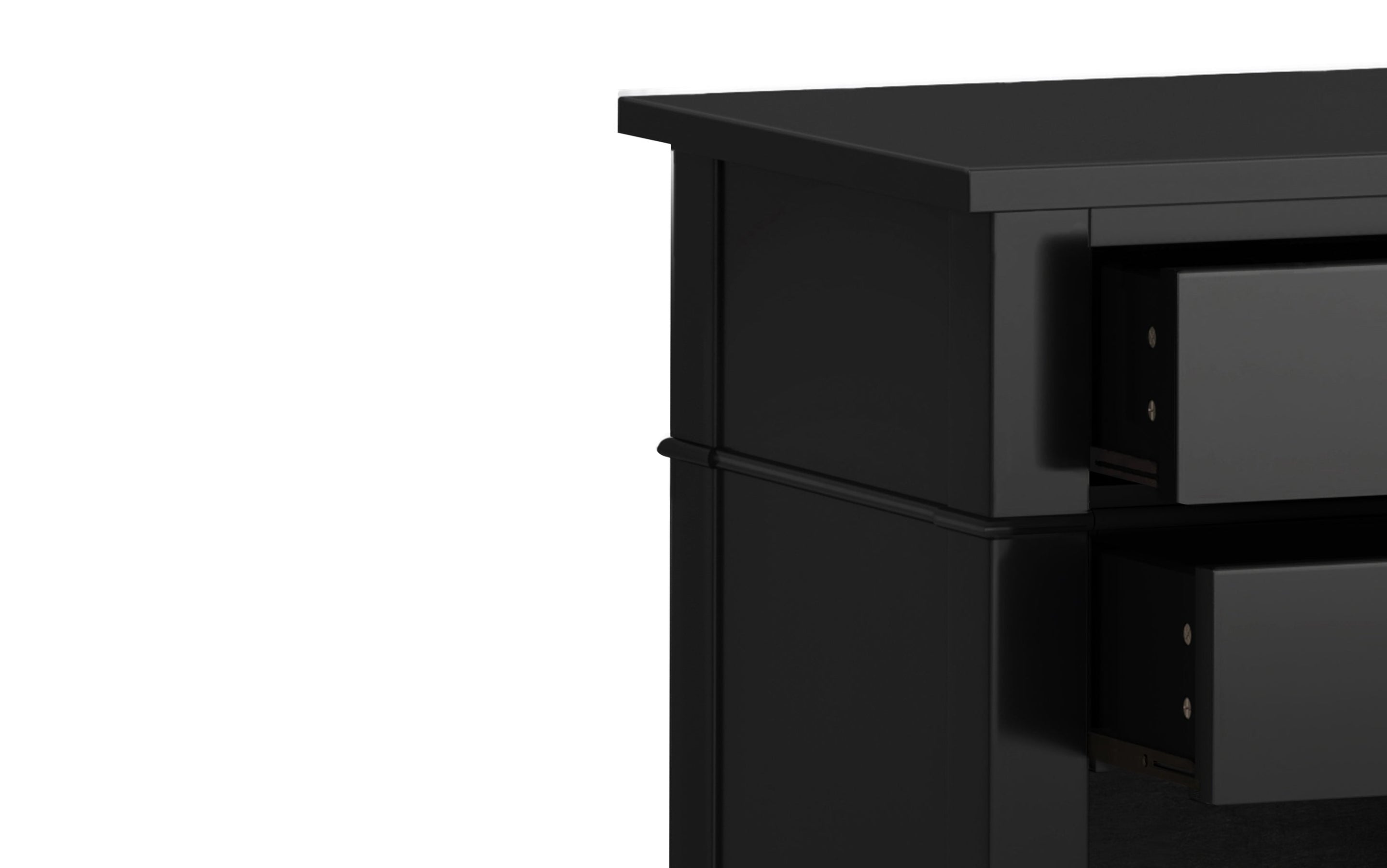 Black | Carlton Bedside Table