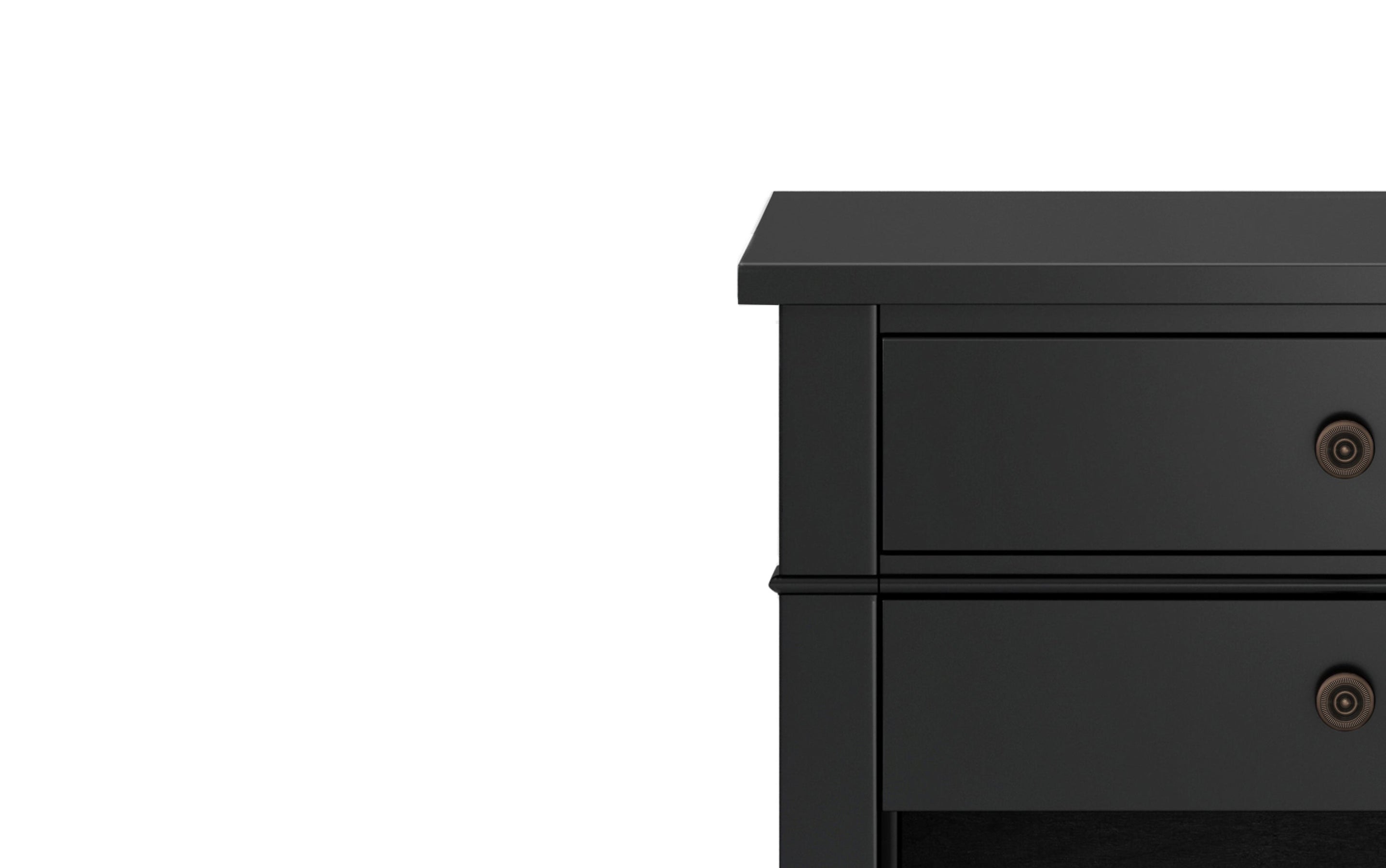 Black | Carlton Bedside Table