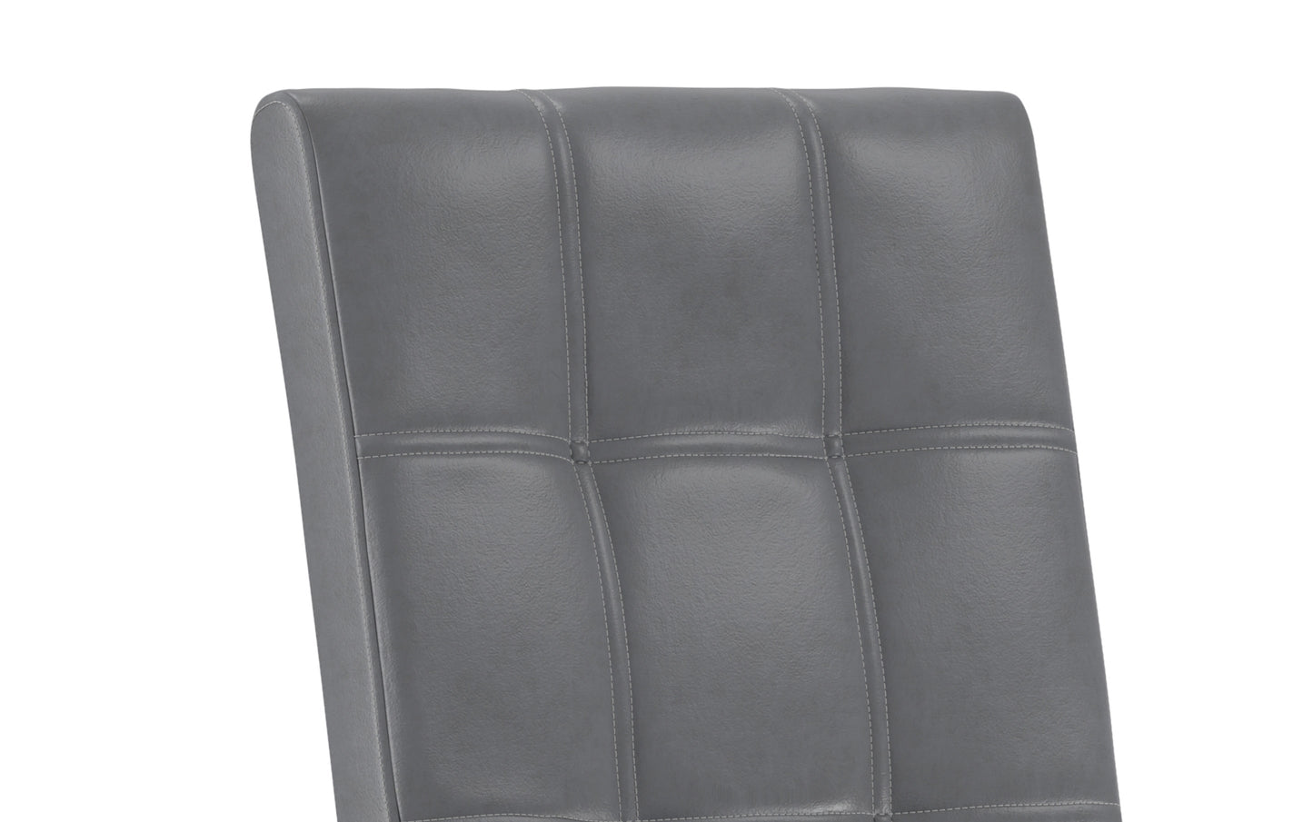 Stone Grey Vegan Leather | Ezra Deluxe Dining Chair (Set of 2)