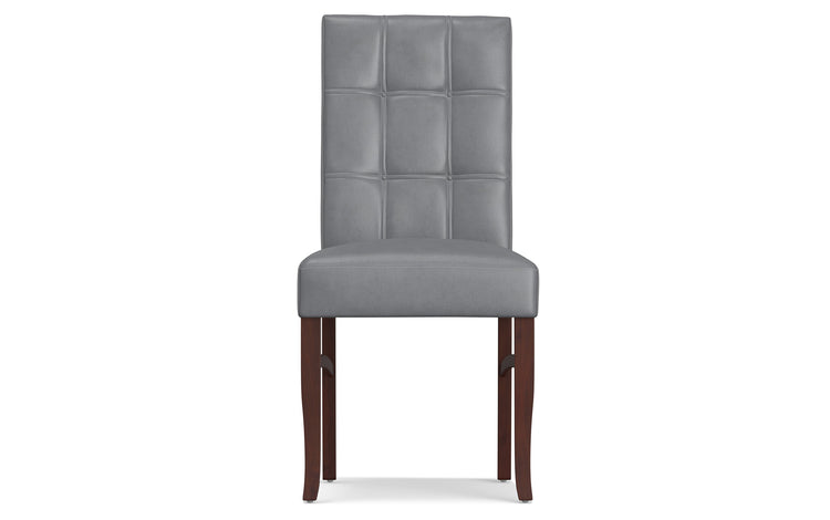 Stone Grey Vegan Leather | Ezra Deluxe Dining Chair (Set of 2)